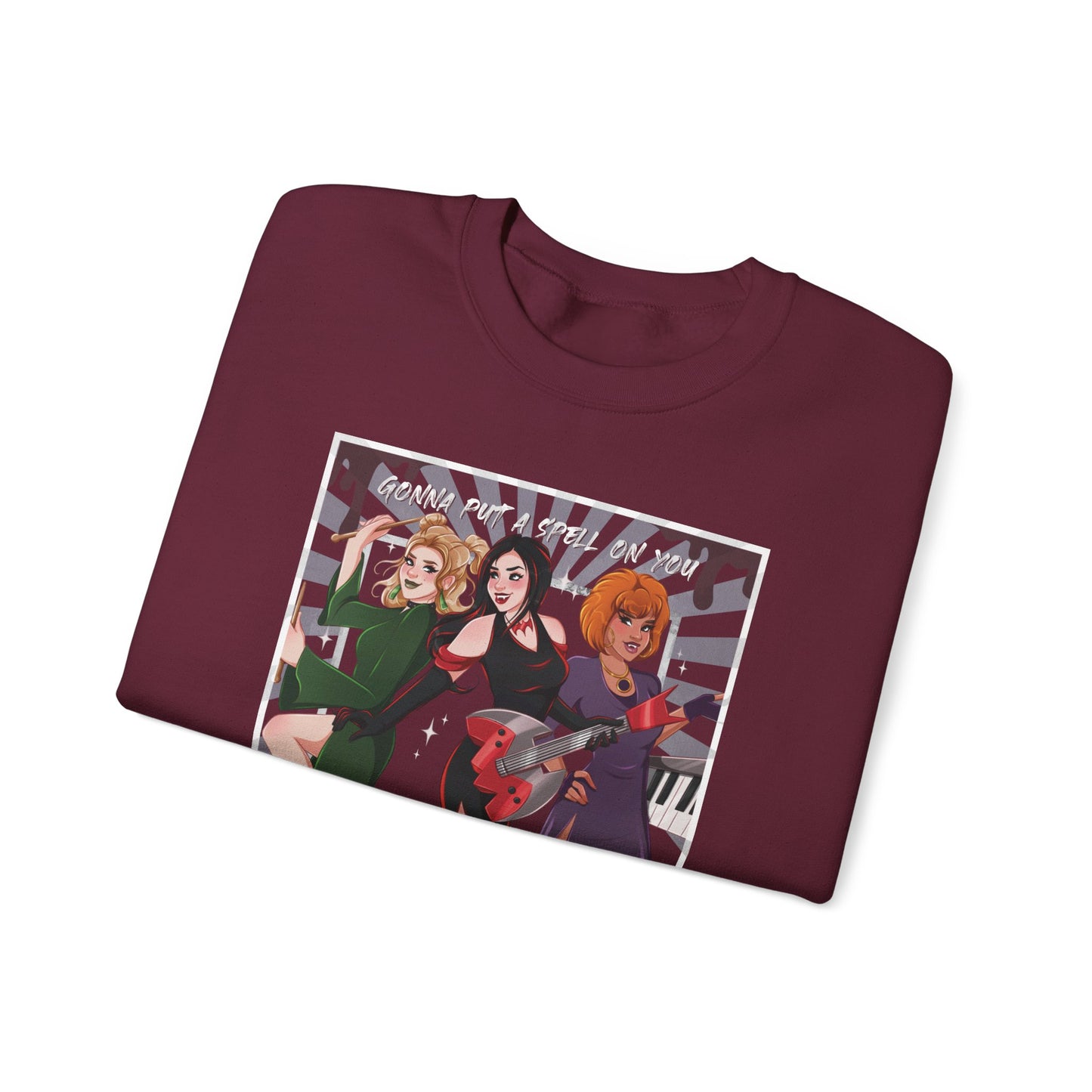 2-Sided Spooky Girl Band Tour Sweatshirt