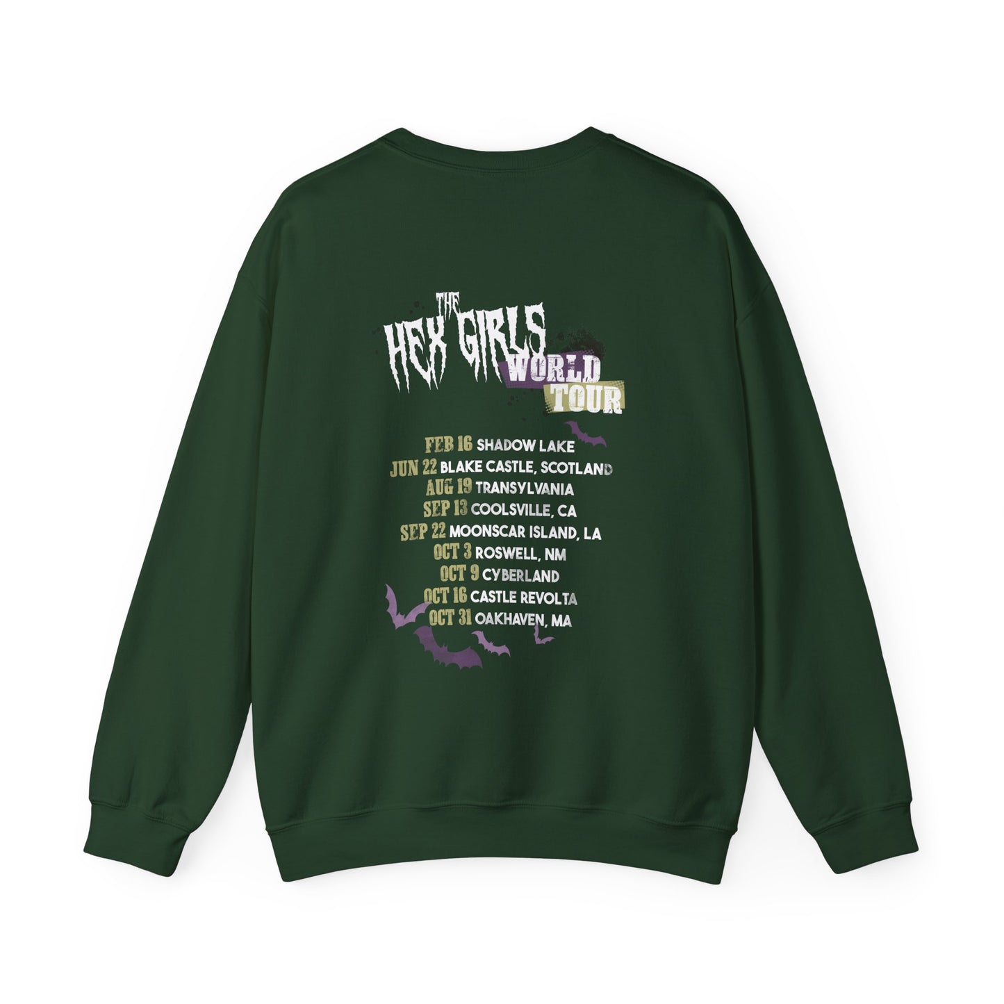 2-Sided Spooky Girl Band Tour Sweatshirt