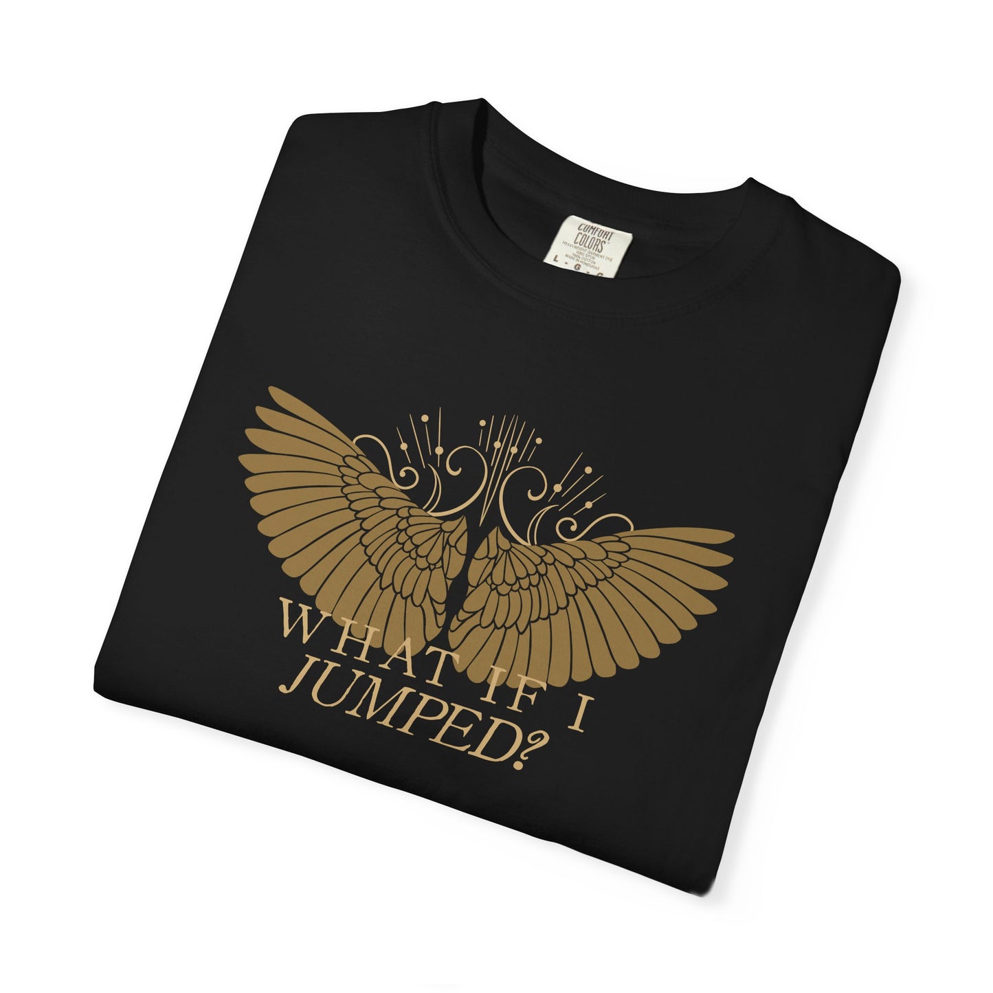 Shield of Sparrows “What if I jumped?” T-Shirt