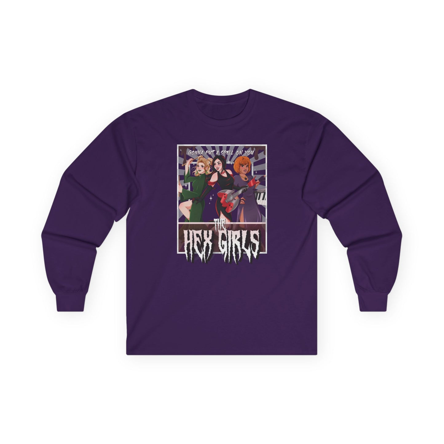 Spooky Girl Band Long Sleeve Tee