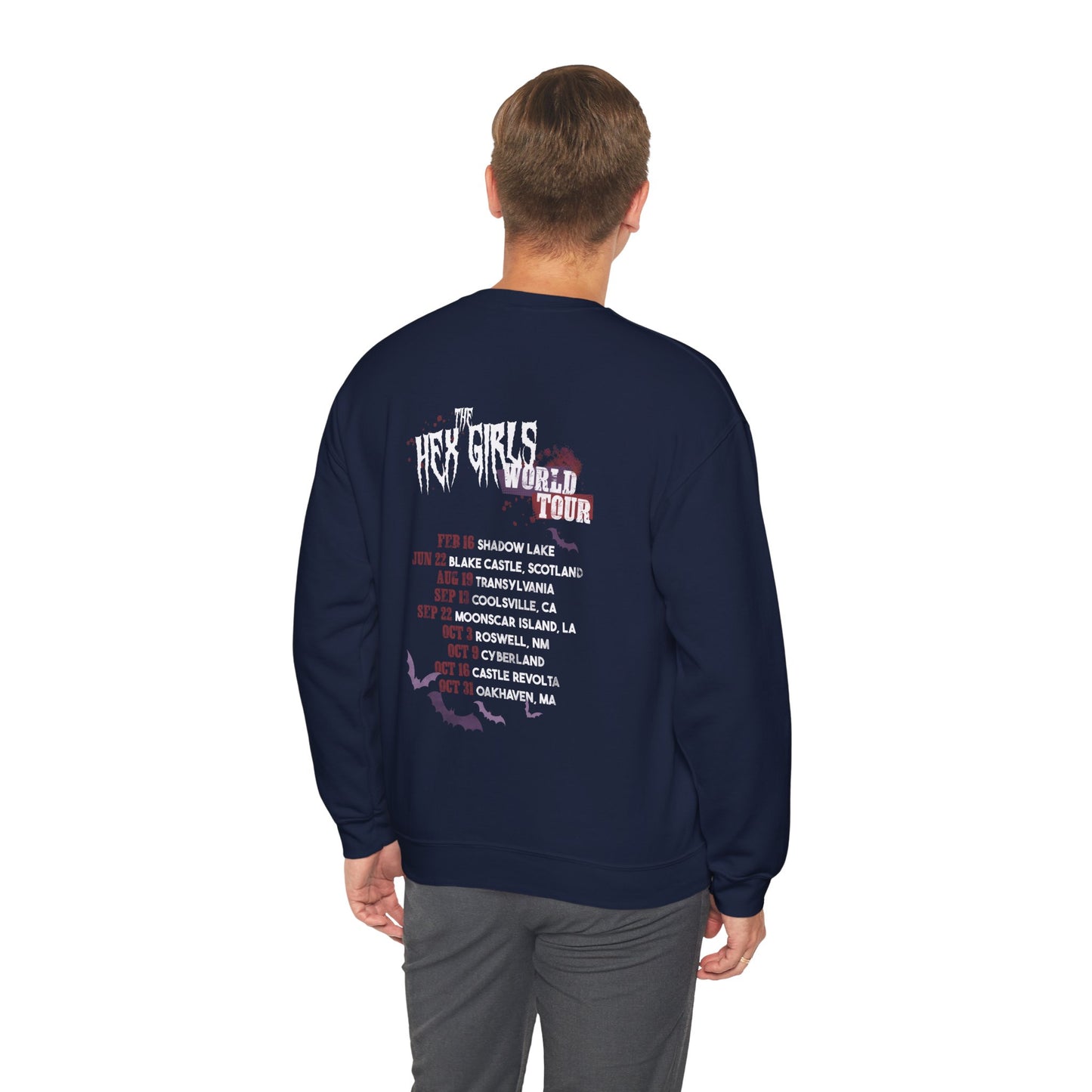 2-Sided Spooky Girl Band Tour Sweatshirt