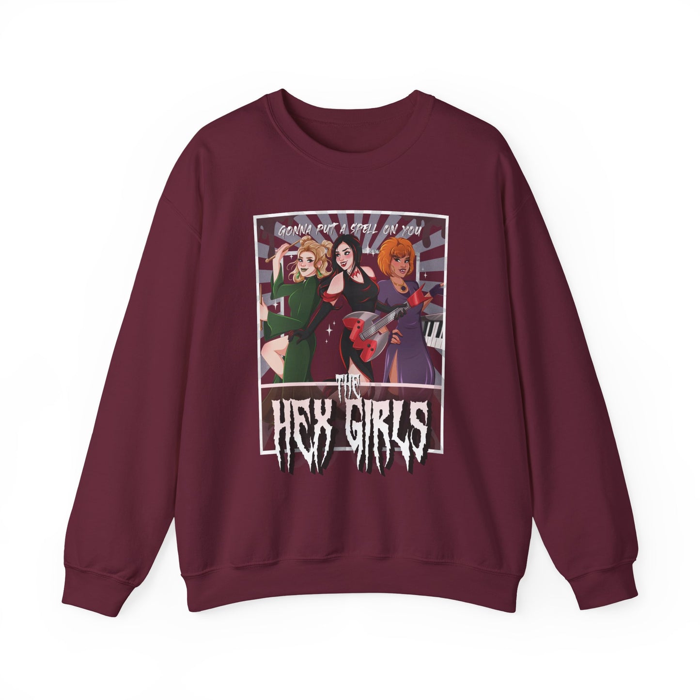 2-Sided Spooky Girl Band Tour Sweatshirt
