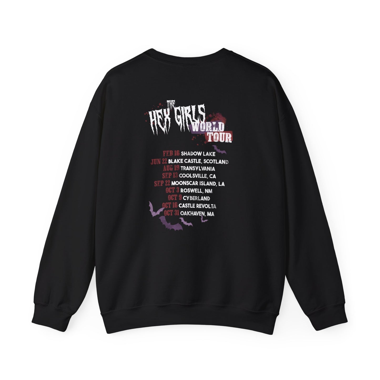 2-Sided Spooky Girl Band Tour Sweatshirt