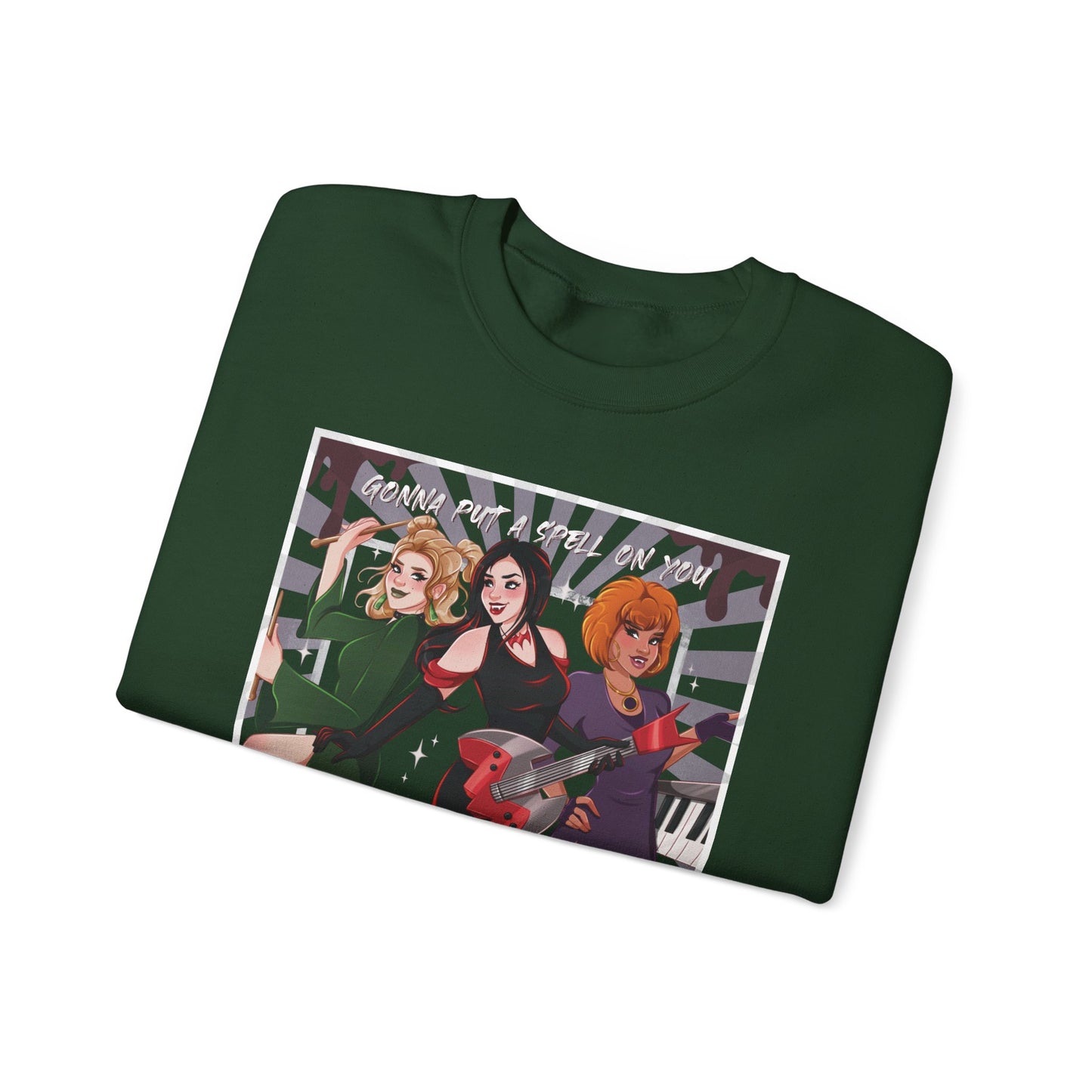 2-Sided Spooky Girl Band Tour Sweatshirt