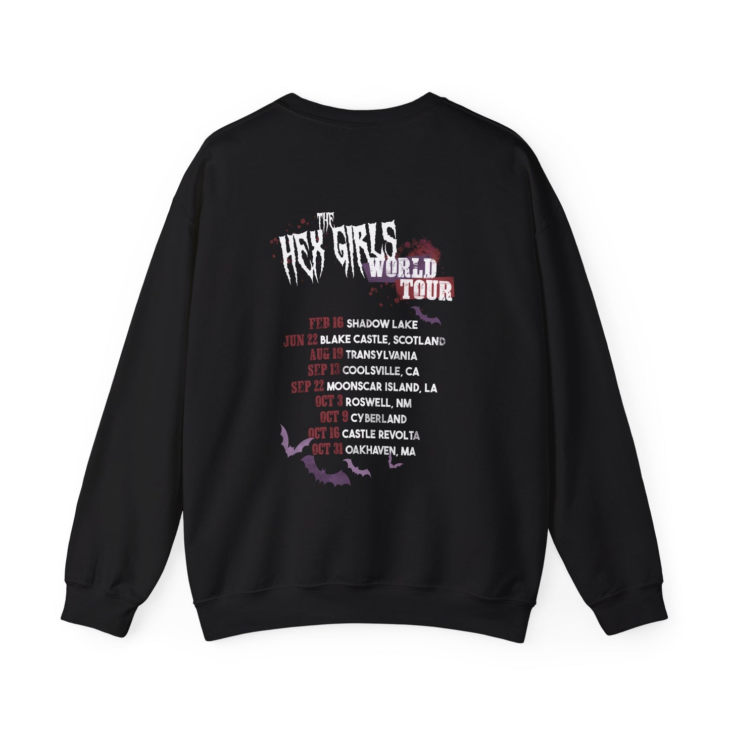 2-Sided Spooky Girl Band Tour Sweatshirt