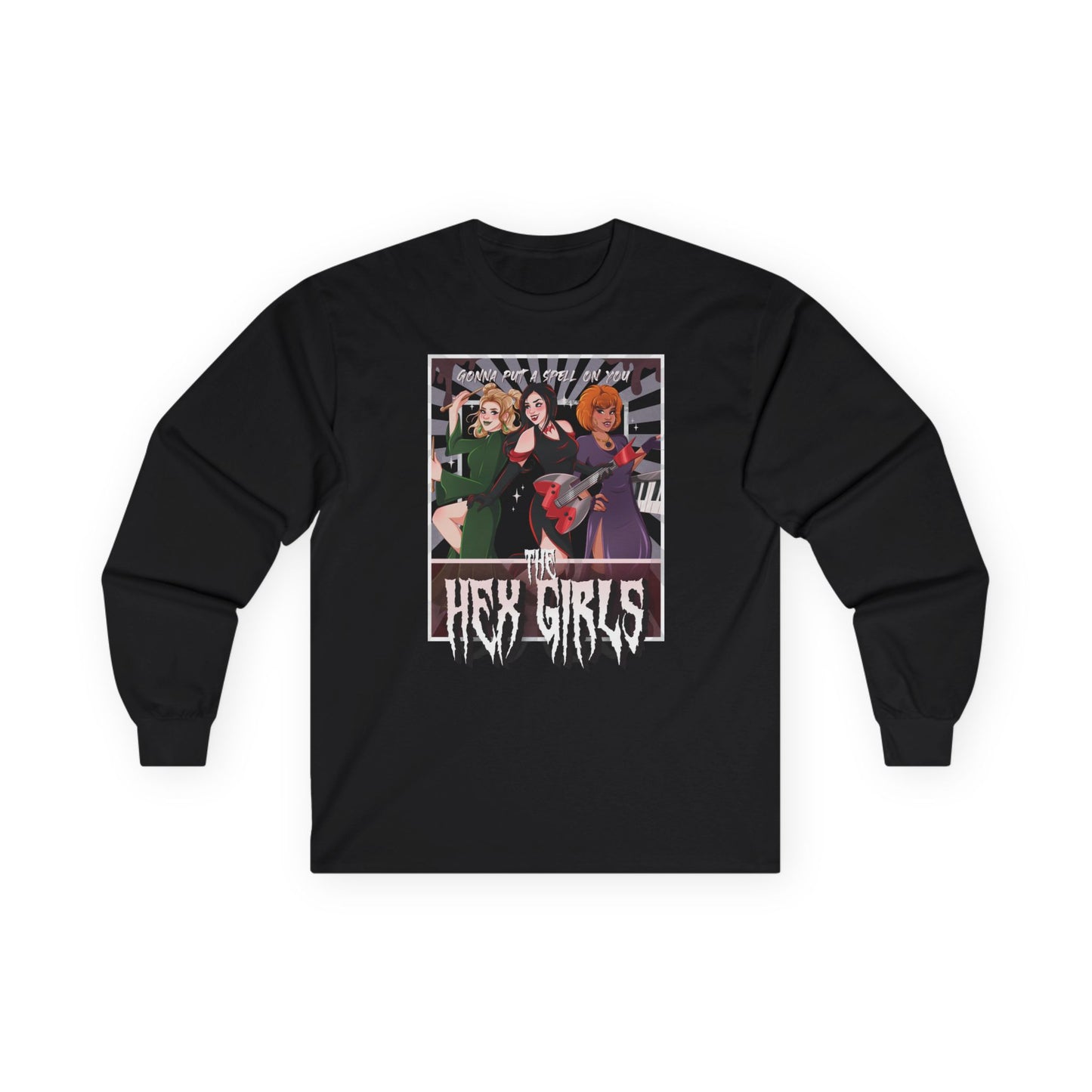 Spooky Girl Band Long Sleeve Tee