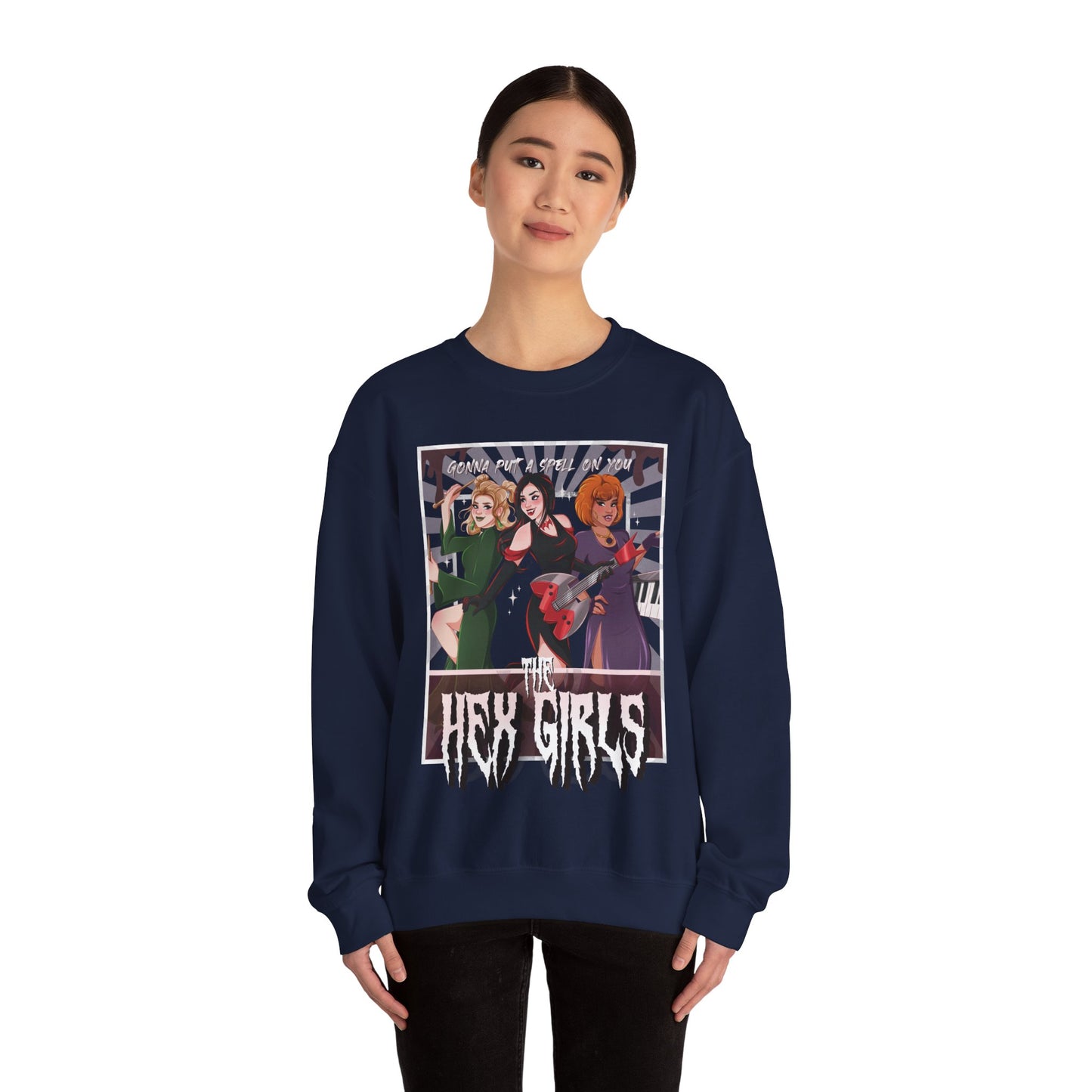 2-Sided Spooky Girl Band Tour Sweatshirt