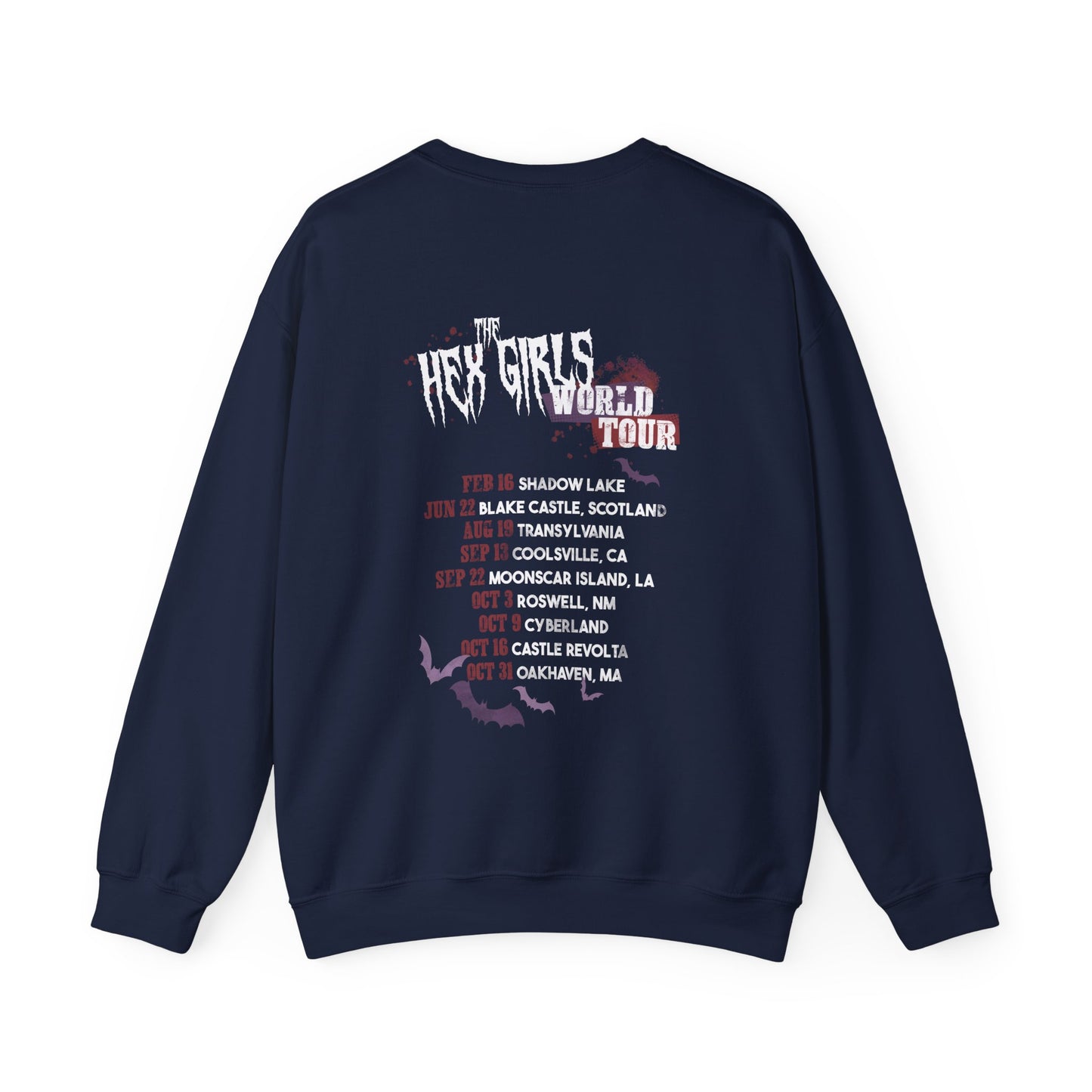 2-Sided Spooky Girl Band Tour Sweatshirt