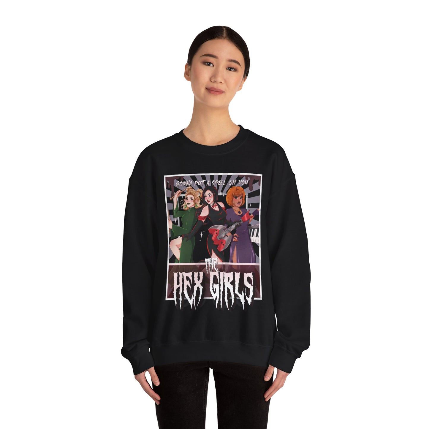 2-Sided Spooky Girl Band Tour Sweatshirt