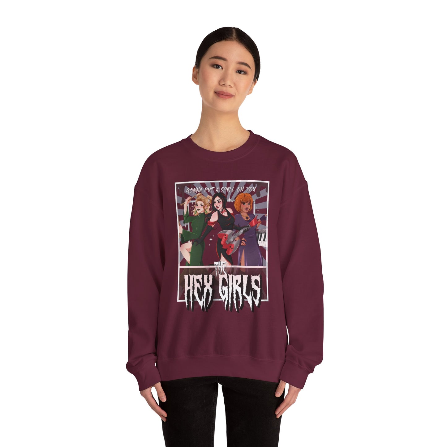 2-Sided Spooky Girl Band Tour Sweatshirt