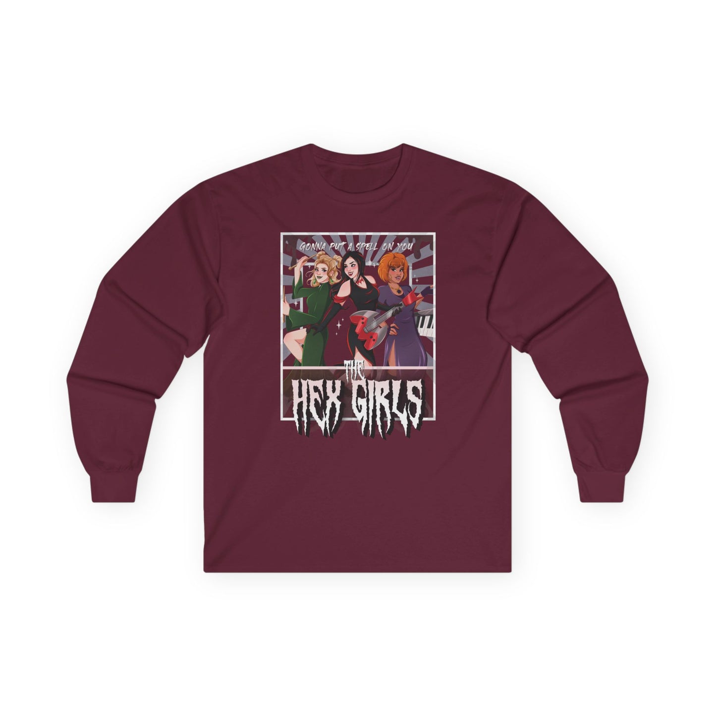 Spooky Girl Band Long Sleeve Tee