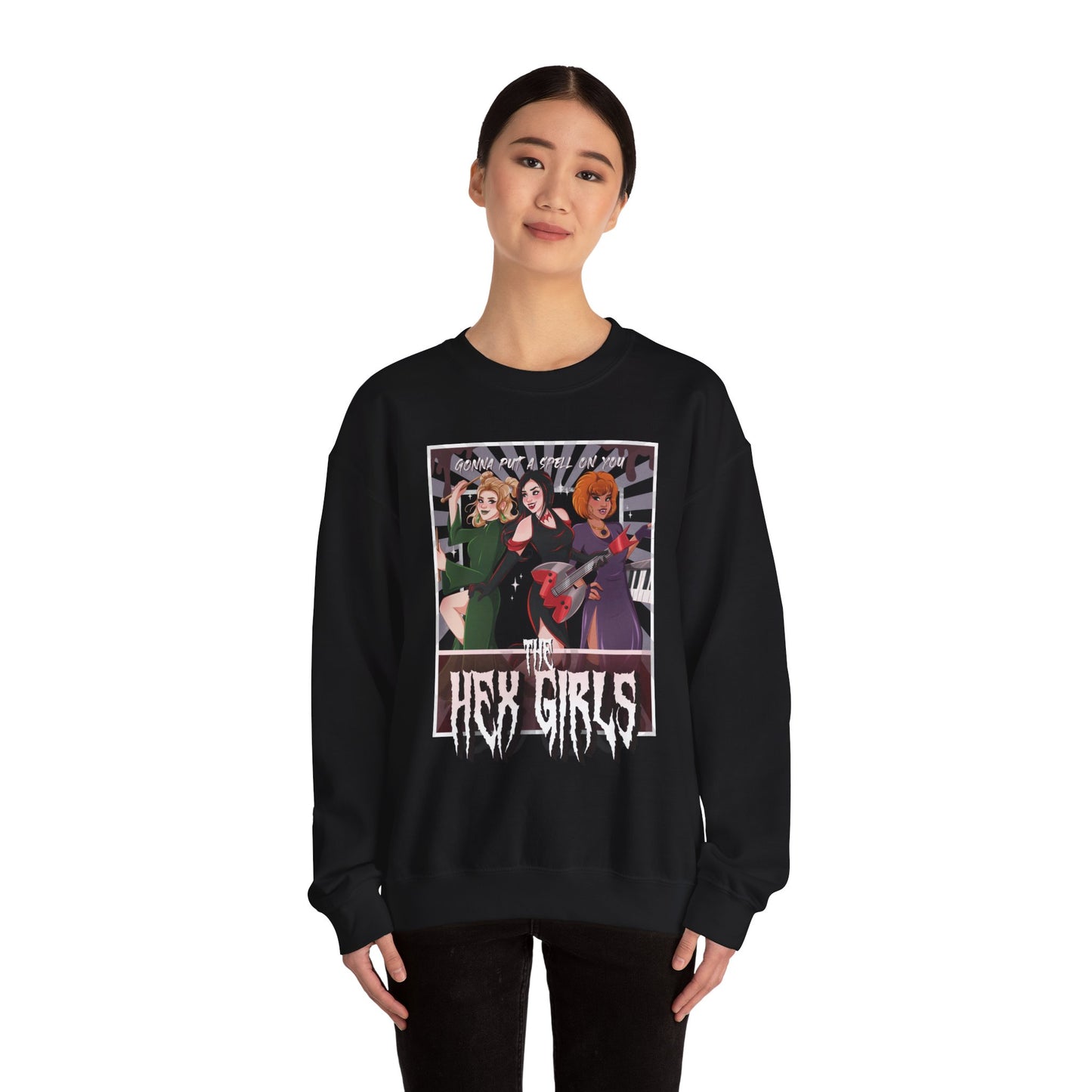 2-Sided Spooky Girl Band Tour Sweatshirt