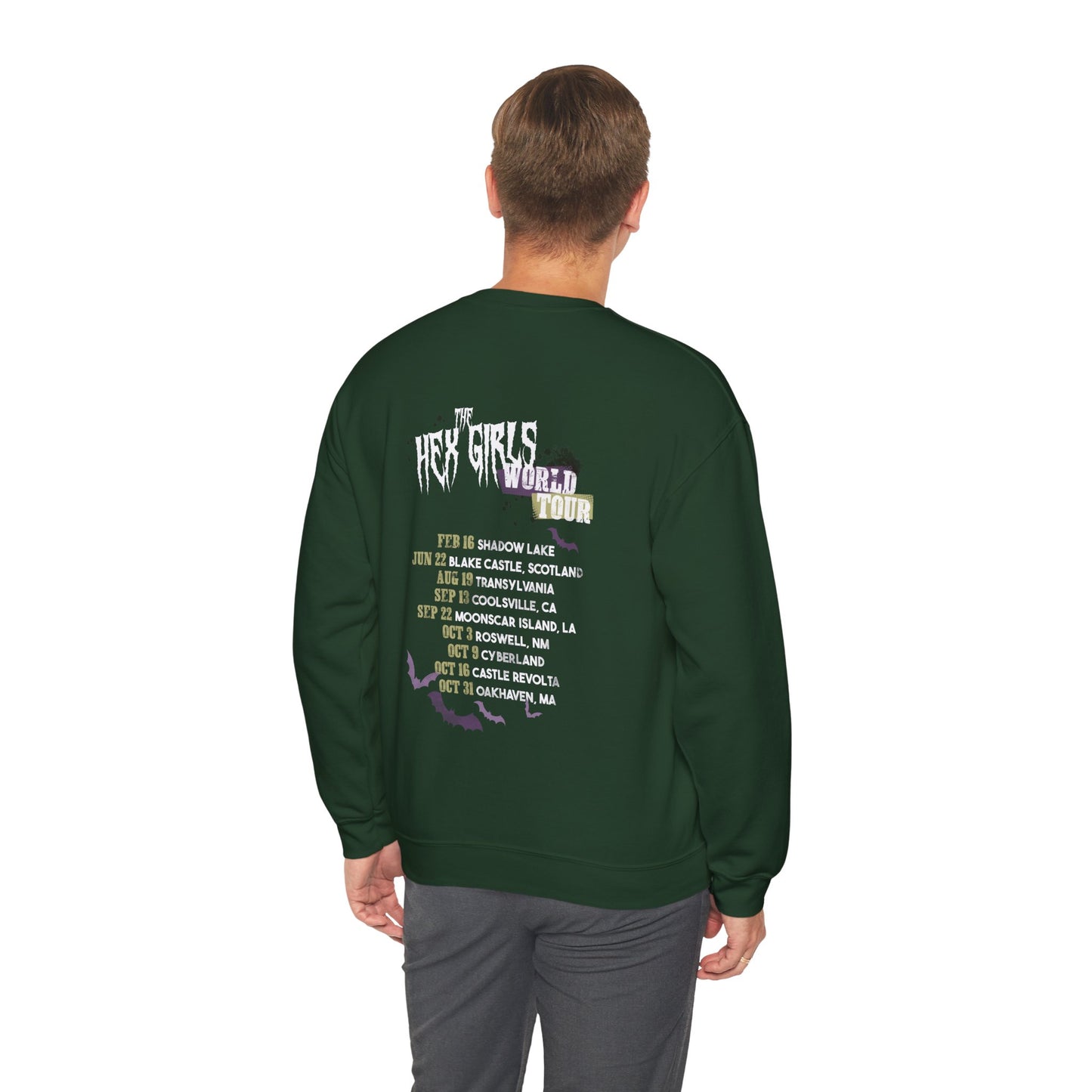 2-Sided Spooky Girl Band Tour Sweatshirt