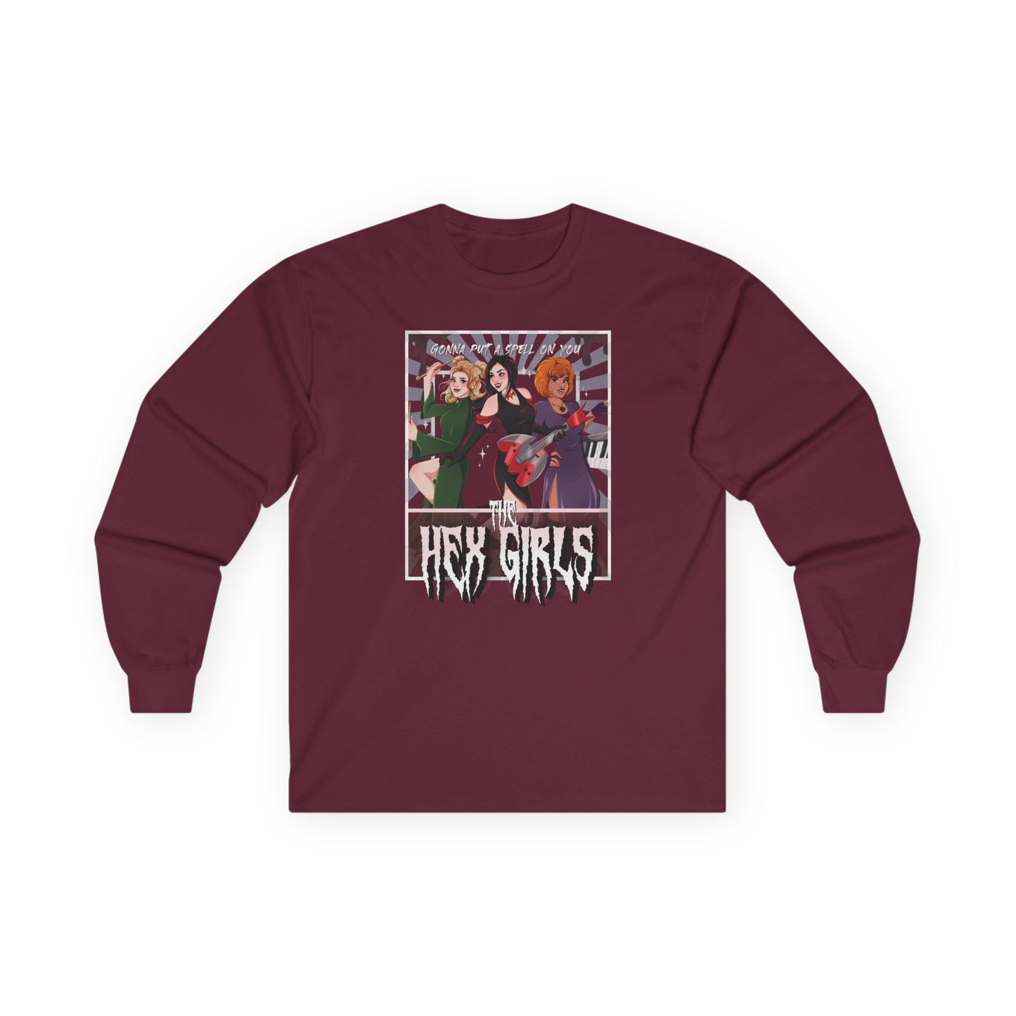 Spooky Girl Band Long Sleeve Tee