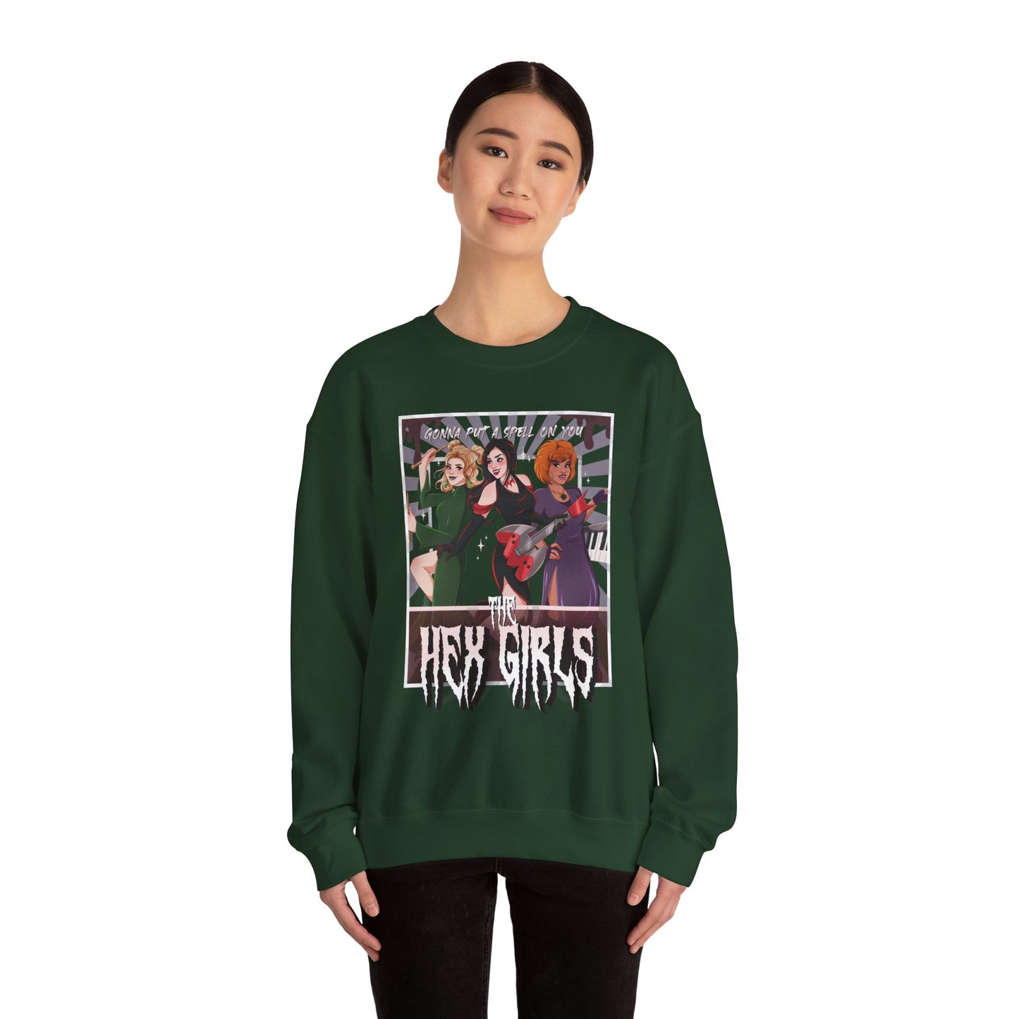 2-Sided Spooky Girl Band Tour Sweatshirt