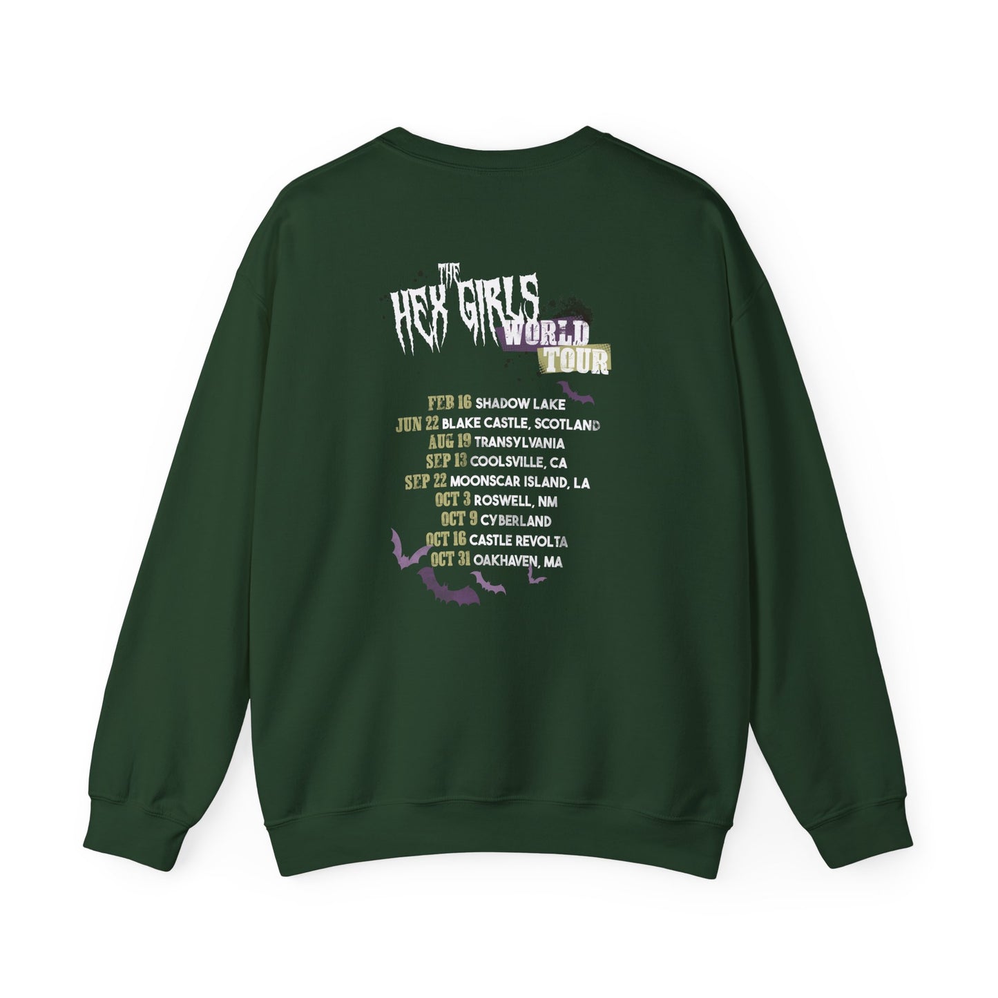 2-Sided Spooky Girl Band Tour Sweatshirt