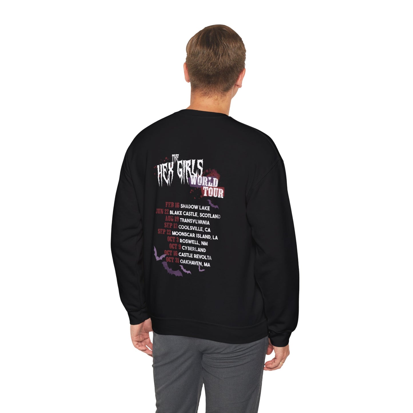 2-Sided Spooky Girl Band Tour Sweatshirt