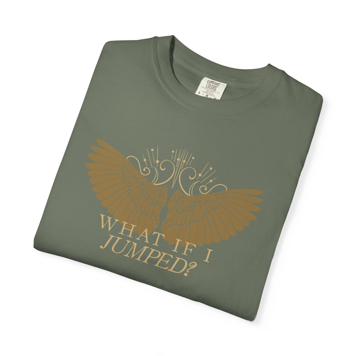 Shield of Sparrows “What if I jumped?” T-Shirt
