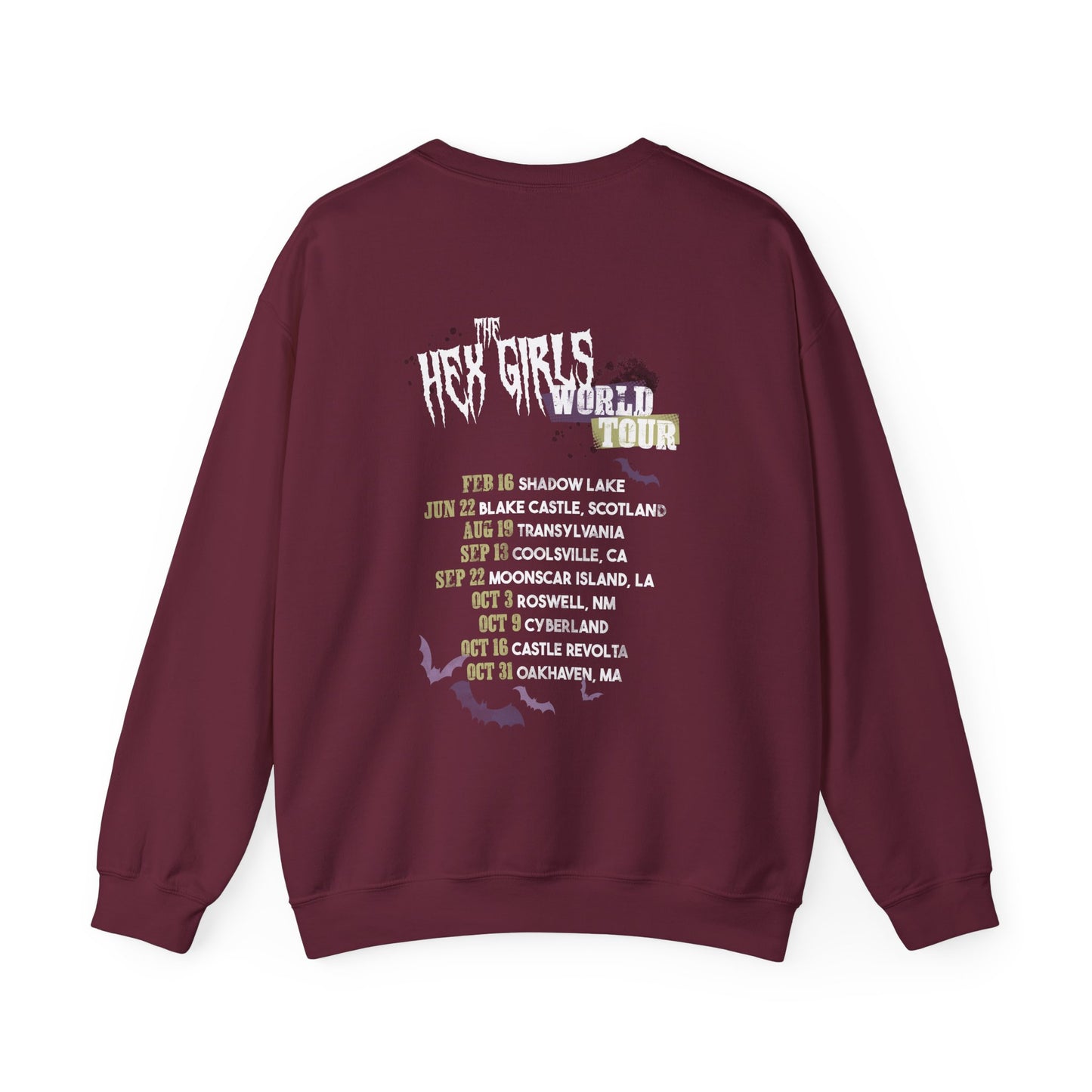 2-Sided Spooky Girl Band Tour Sweatshirt