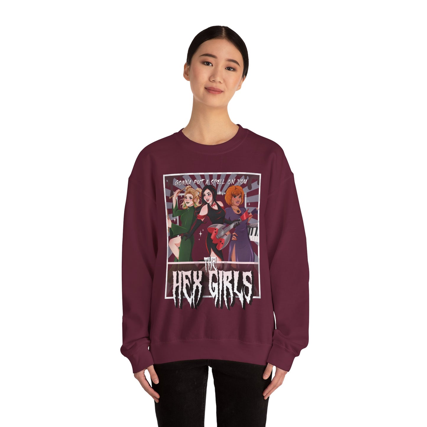 2-Sided Spooky Girl Band Tour Sweatshirt