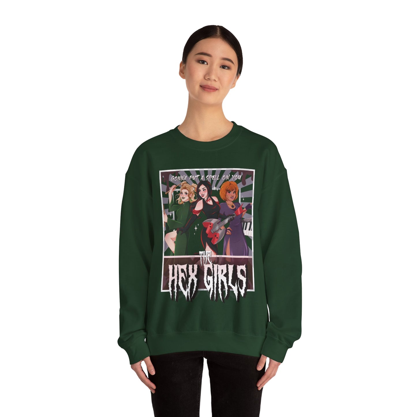 2-Sided Spooky Girl Band Tour Sweatshirt