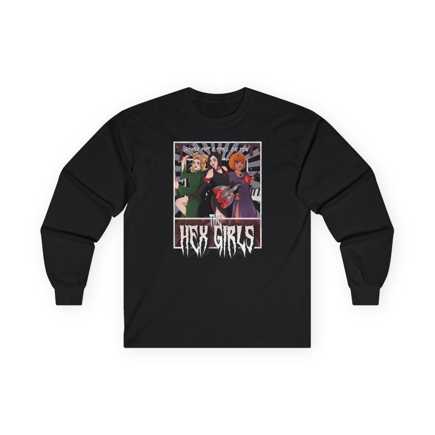 Spooky Girl Band Long Sleeve Tee