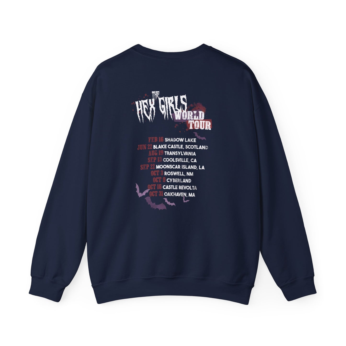 2-Sided Spooky Girl Band Tour Sweatshirt