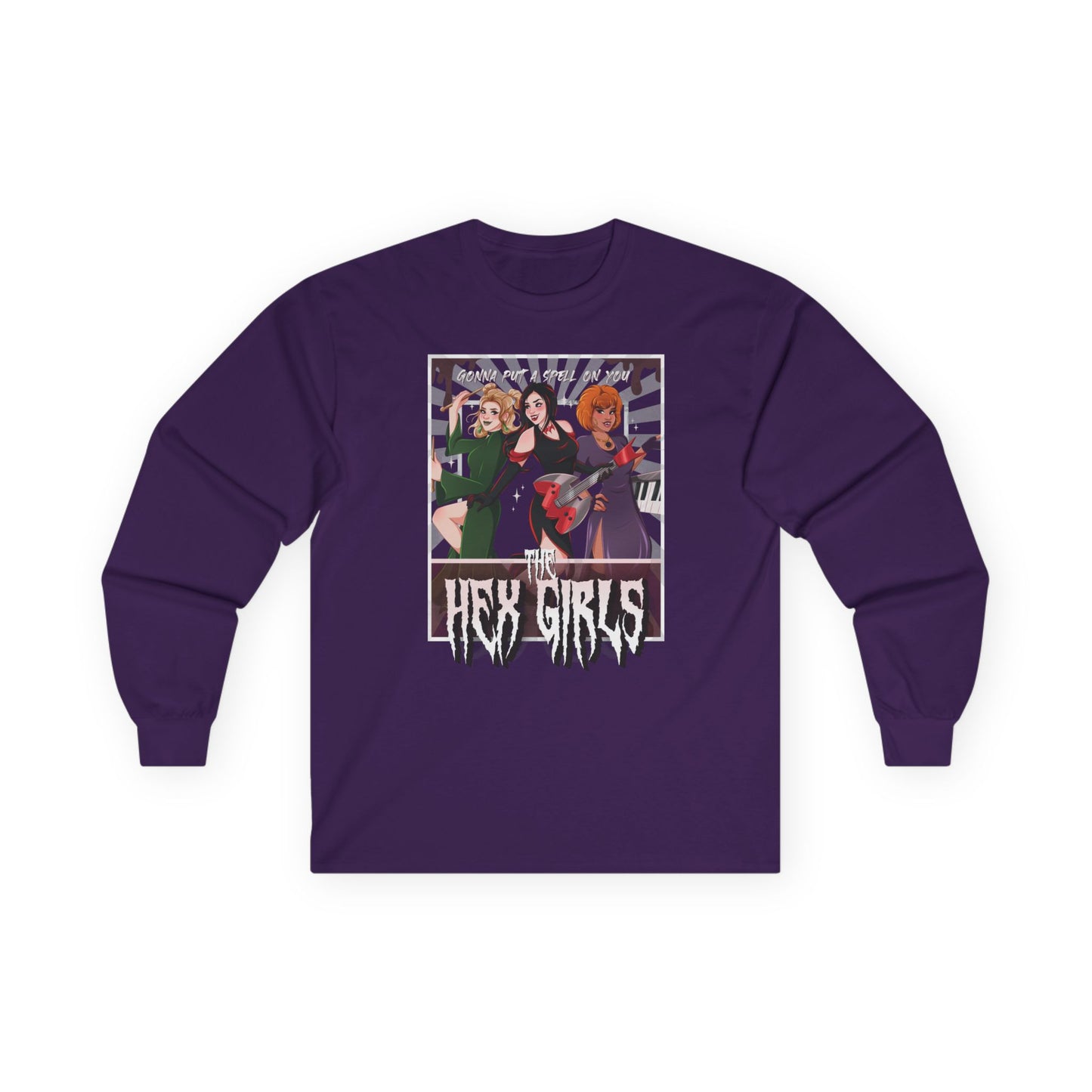 Spooky Girl Band Long Sleeve Tee
