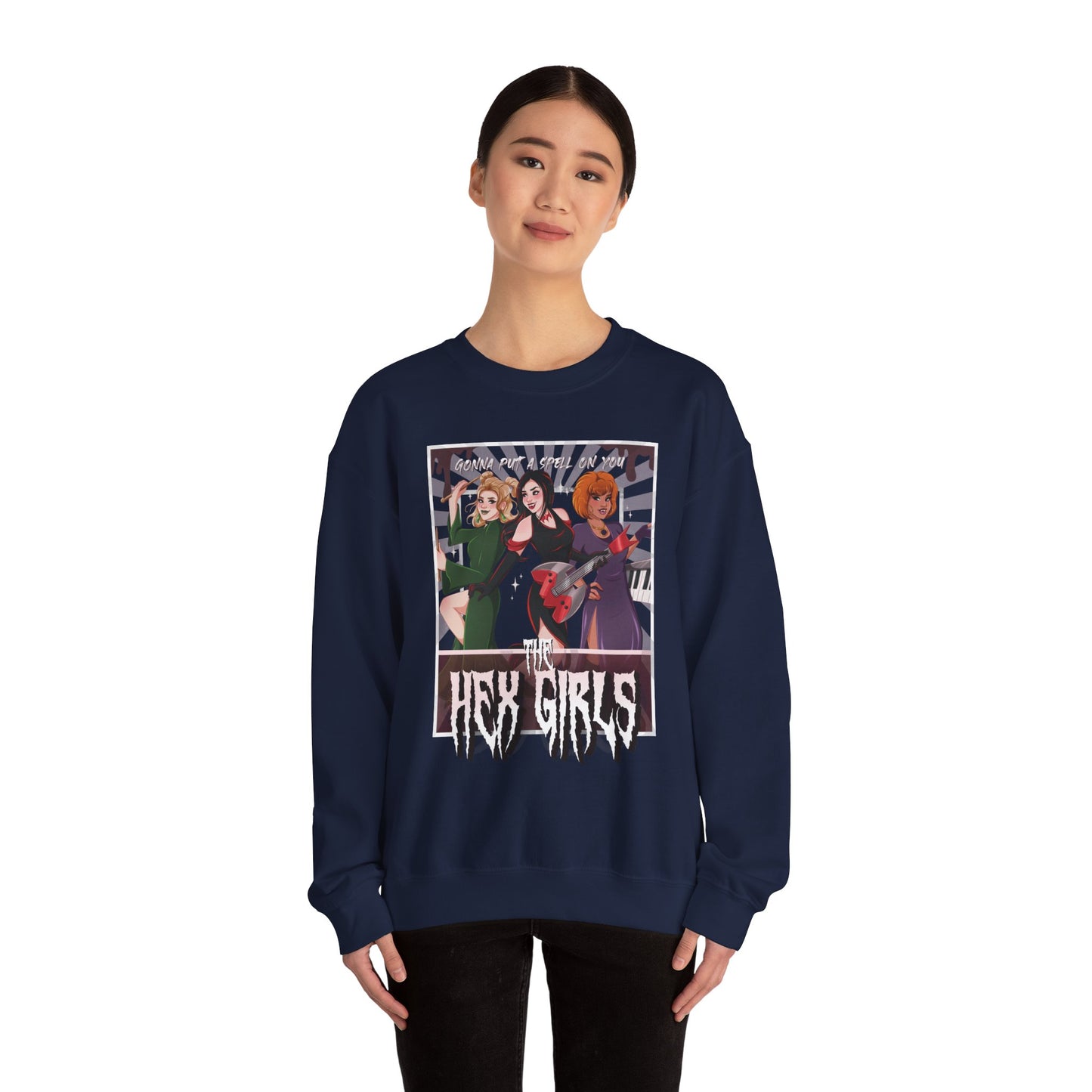2-Sided Spooky Girl Band Tour Sweatshirt