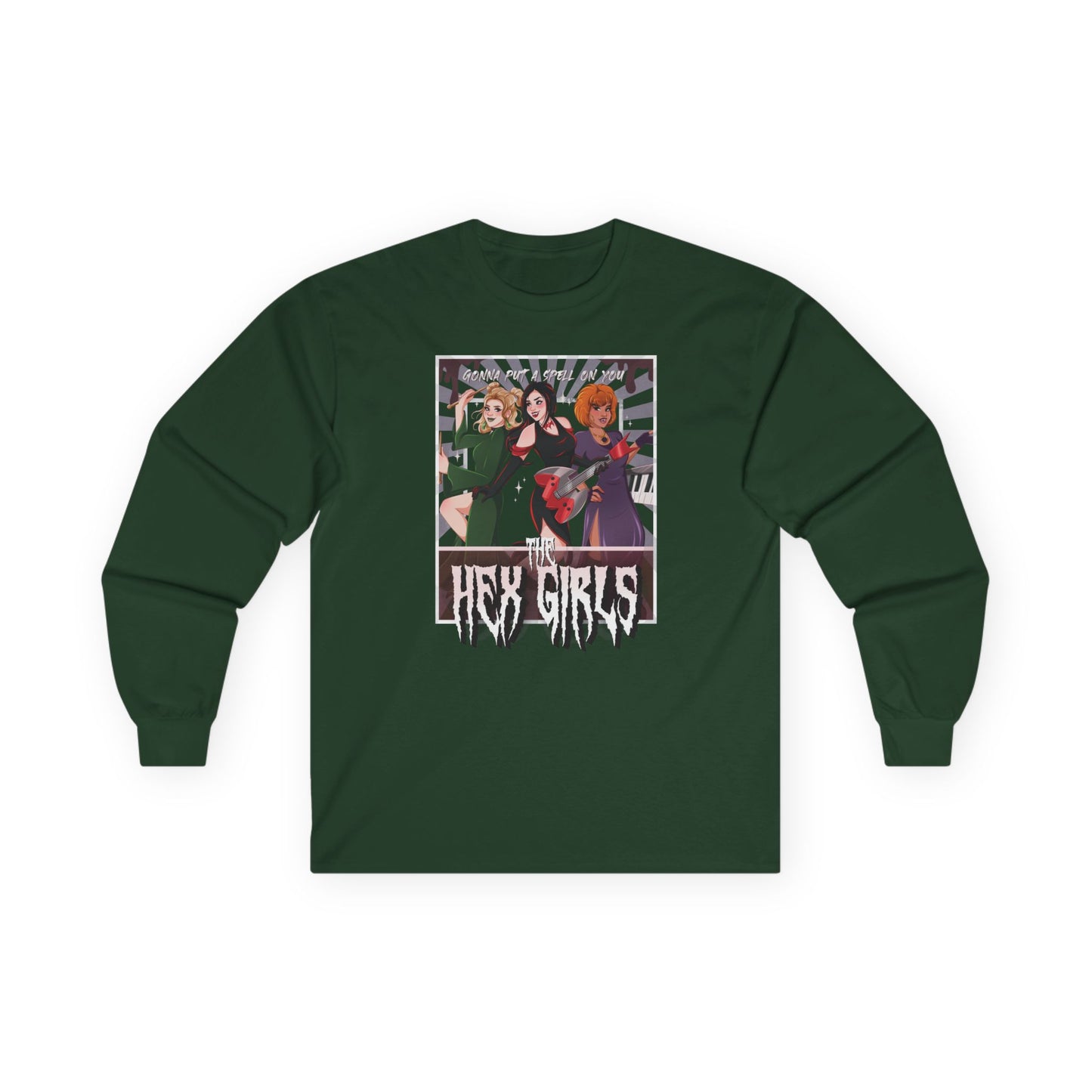 Spooky Girl Band Long Sleeve Tee