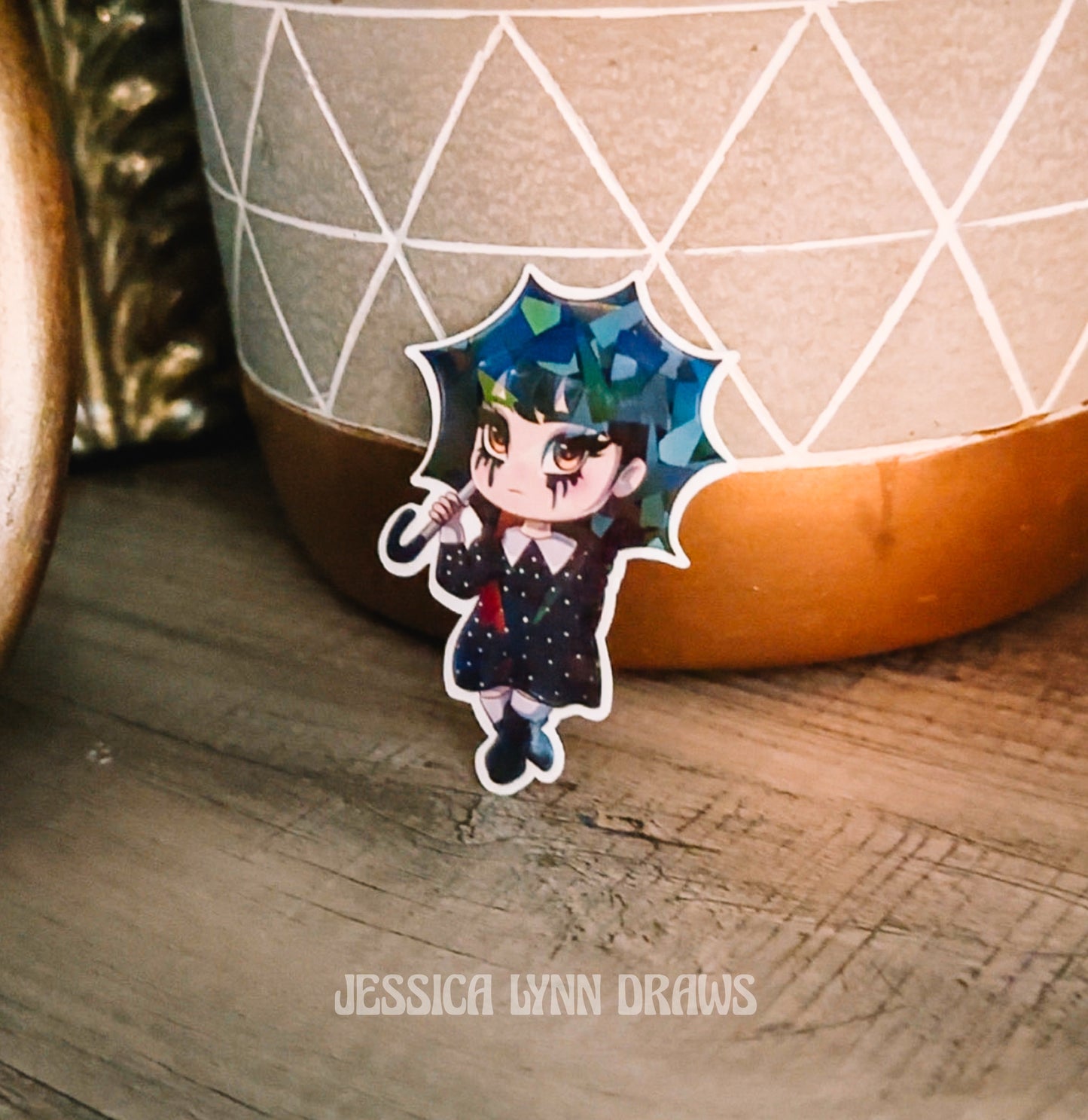 Goth Girl Spooky Sticker
