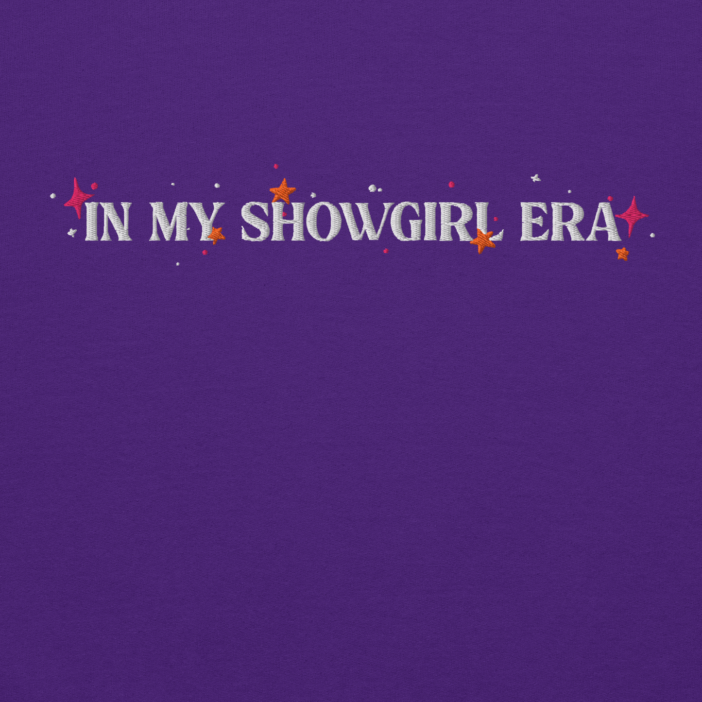 In My Showgirl Era Embroidered Sweatshirt