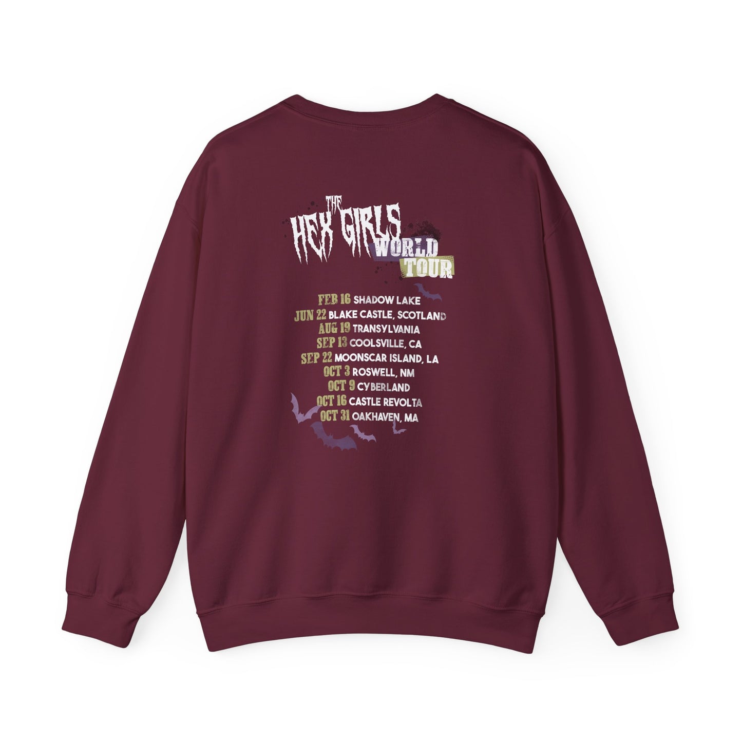 2-Sided Spooky Girl Band Tour Sweatshirt