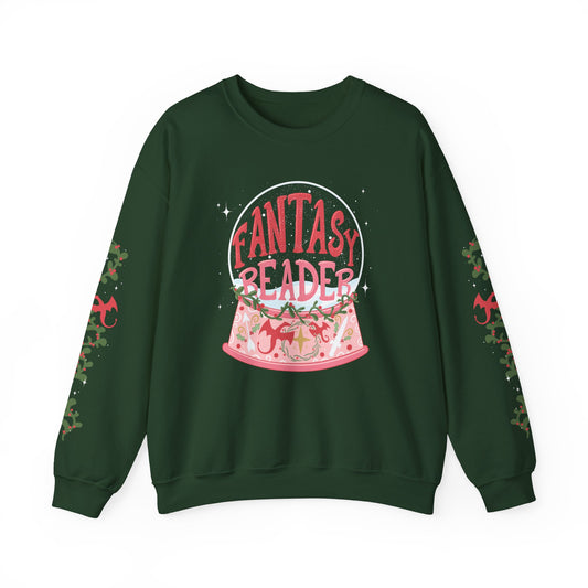Fantasy Reader Snowglobe Crewneck Sweatshirt