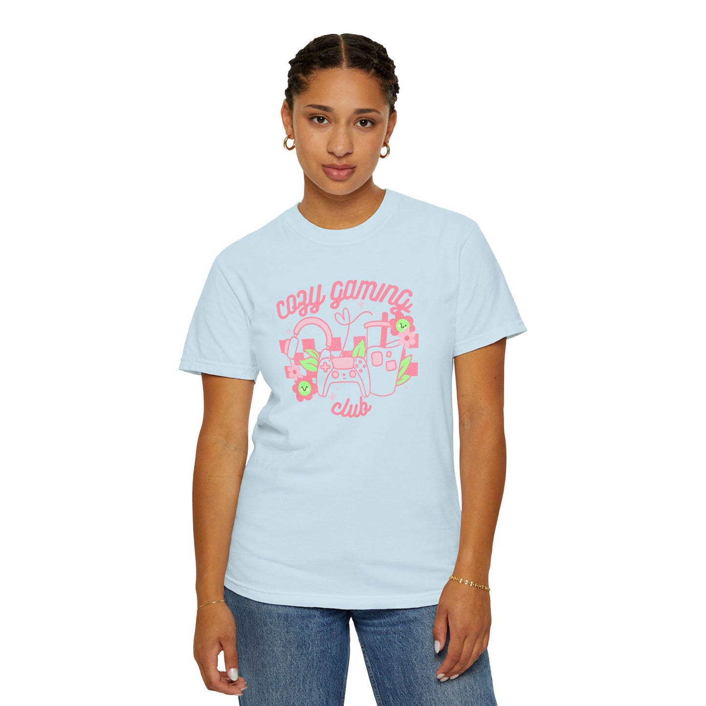 Cozy Gaming Club T-shirt - Gamer Girl Gift