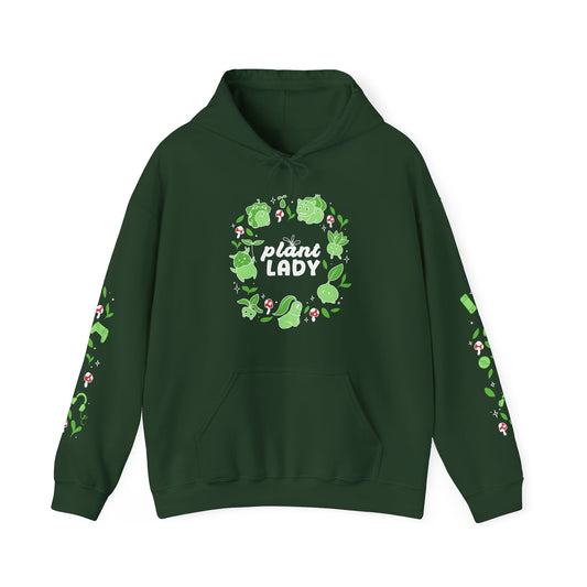 Plant Lady Cozy Gamer Girl Hoodie - Gildan - Gamer Gift