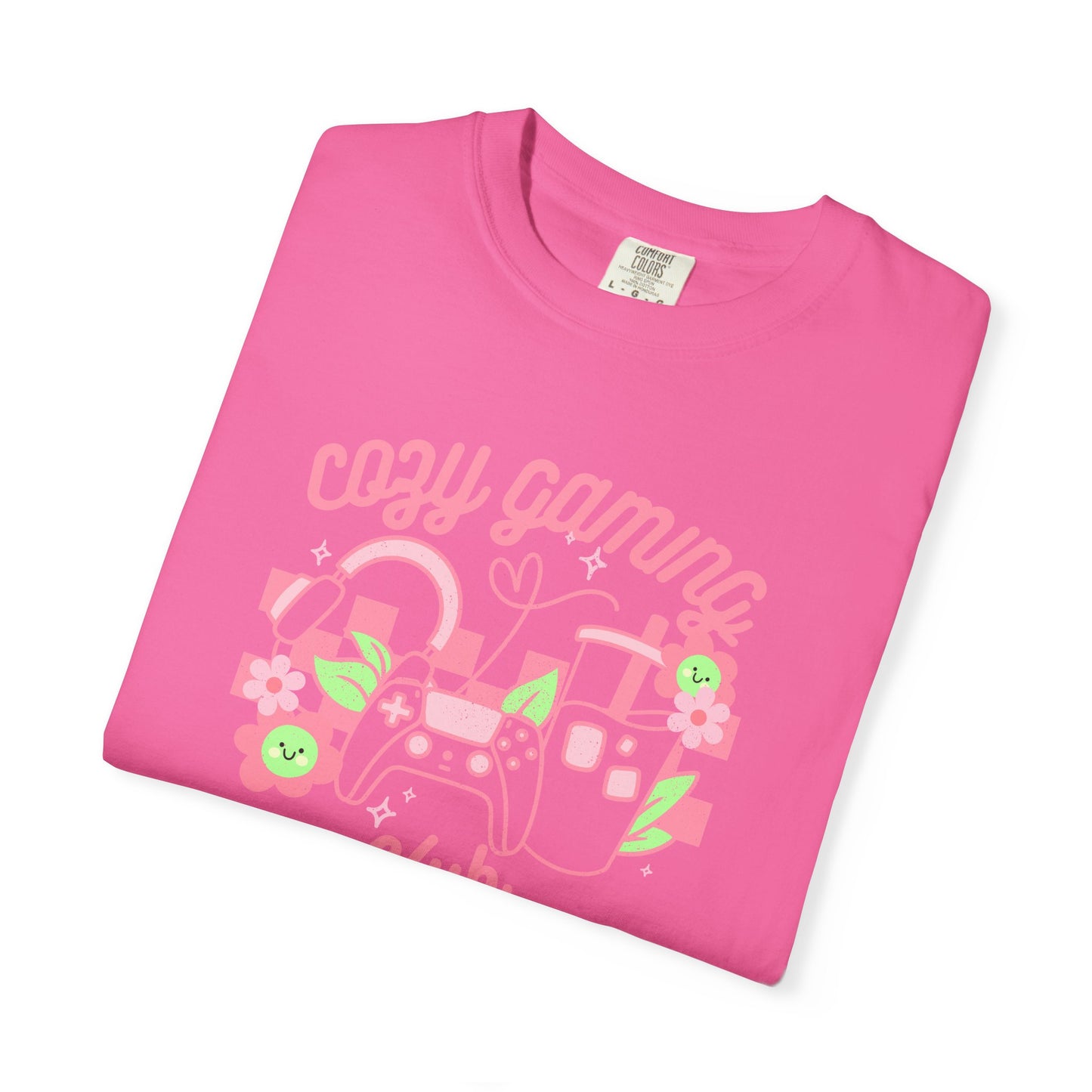 Cozy Gaming Club T-shirt - Gamer Girl Gift