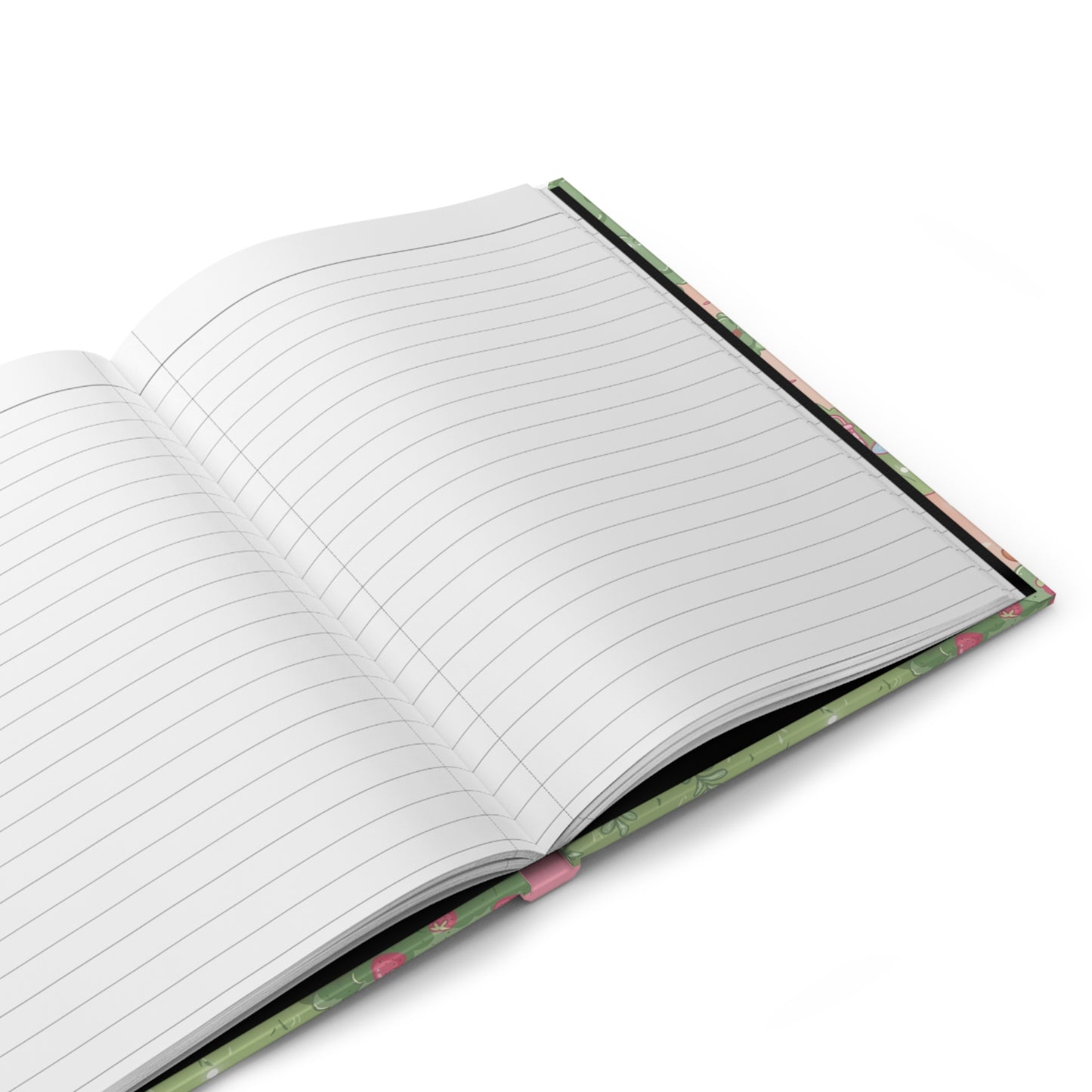 Cozy Gamer Cats Hardcover Matte Journal with Lined Pages