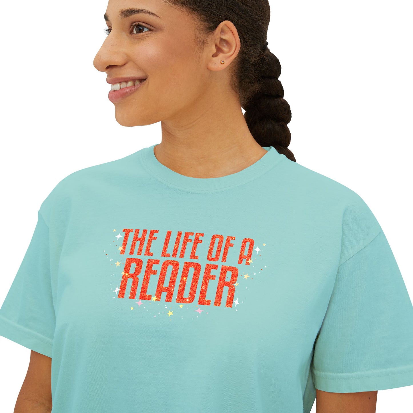 "The Life of a Reader" T-Shirt - Boxy Fit