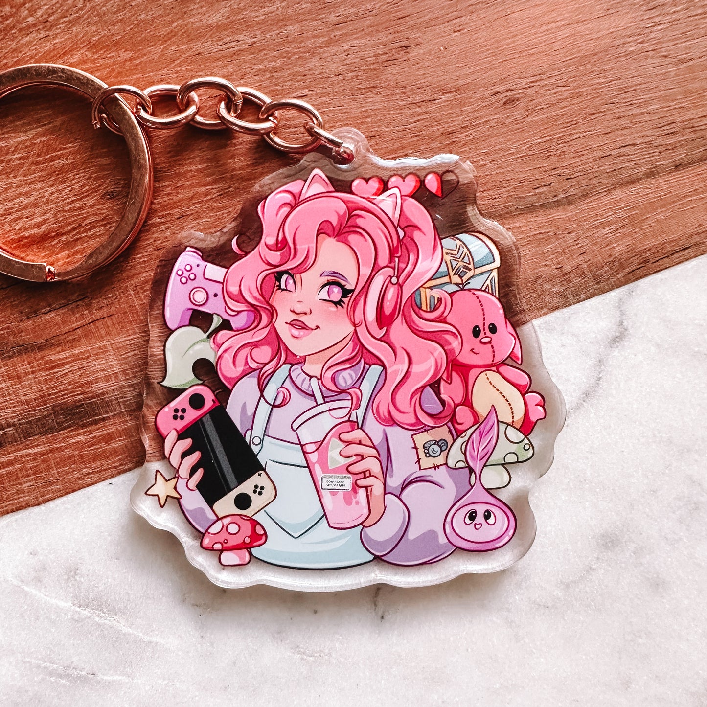 Gamer Girl Keychain
