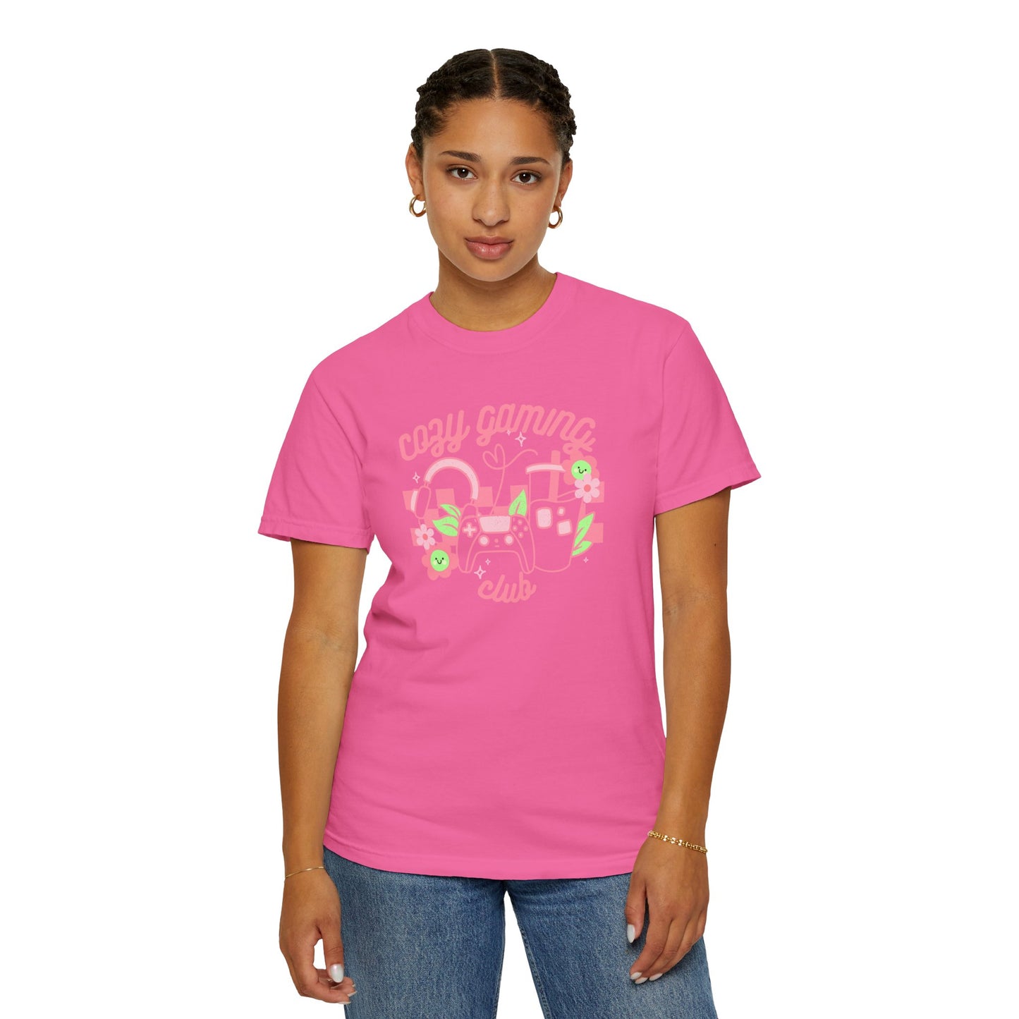Cozy Gaming Club T-shirt - Gamer Girl Gift