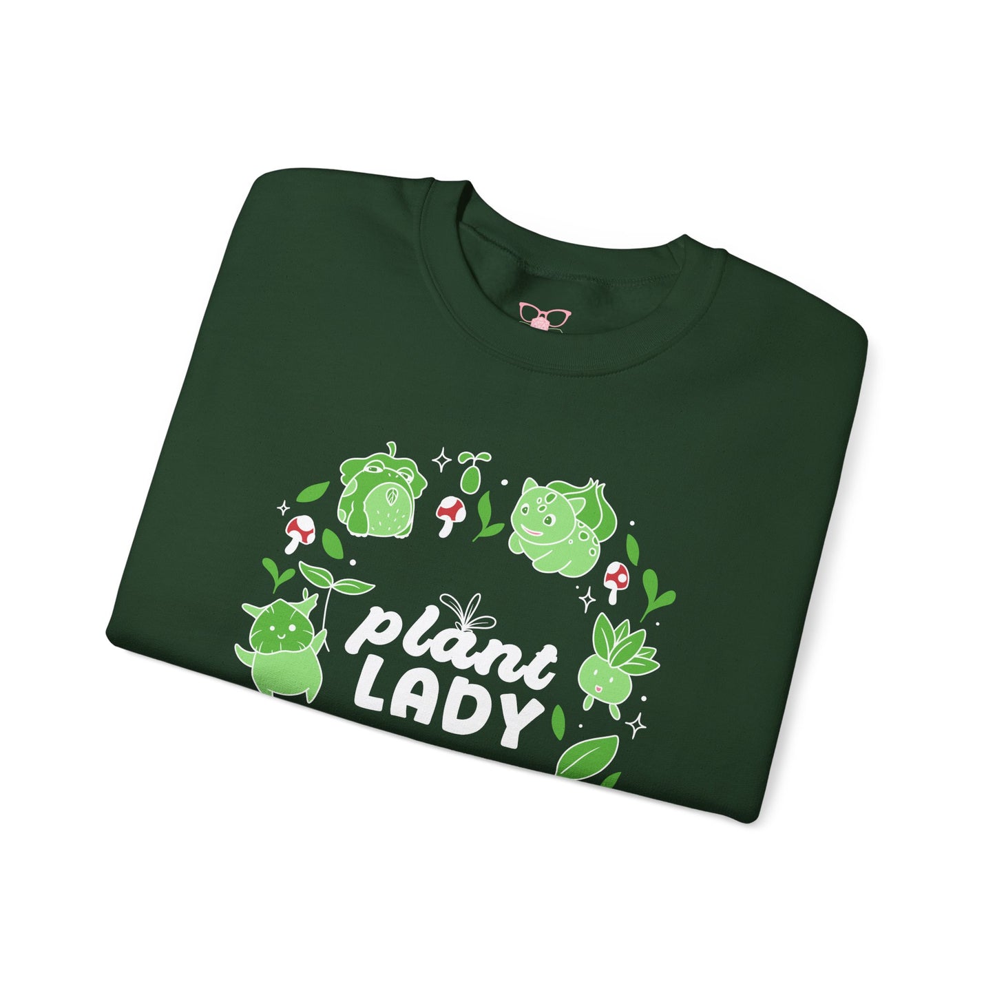 Plant Lady Cozy Gamer Crewneck Sweatshirt
