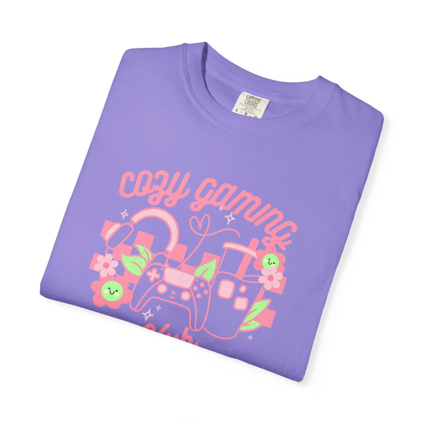 Cozy Gaming Club T-shirt - Gamer Girl Gift