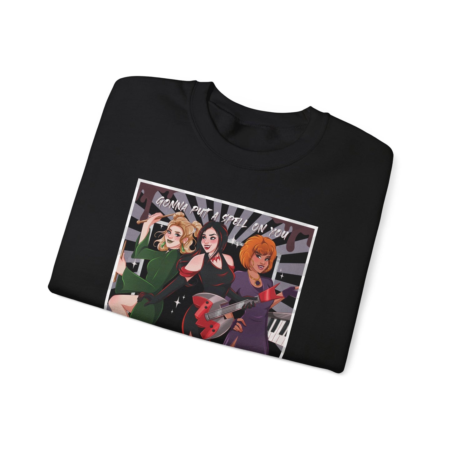 2-Sided Spooky Girl Band Tour Sweatshirt