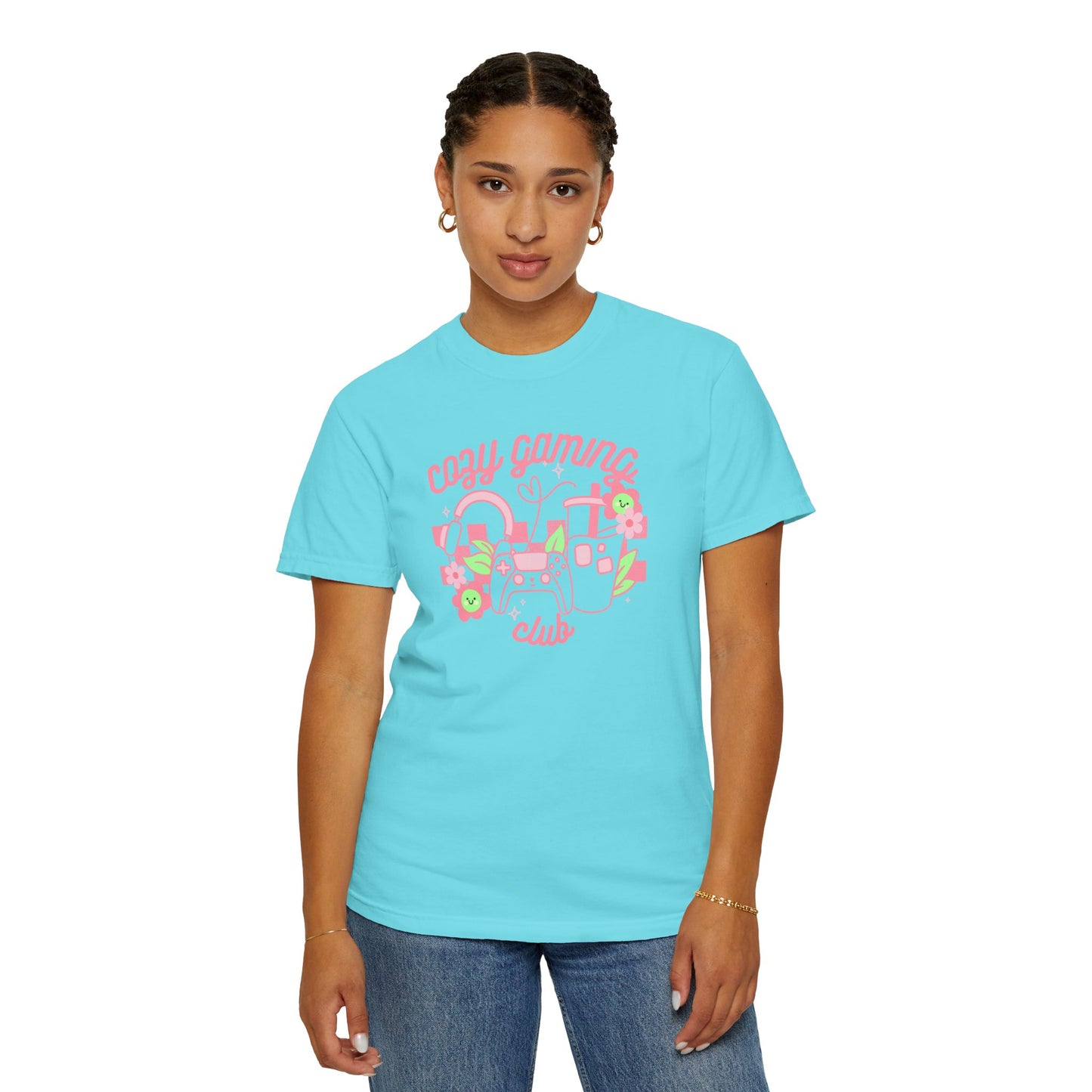 Cozy Gaming Club T-shirt - Gamer Girl Gift