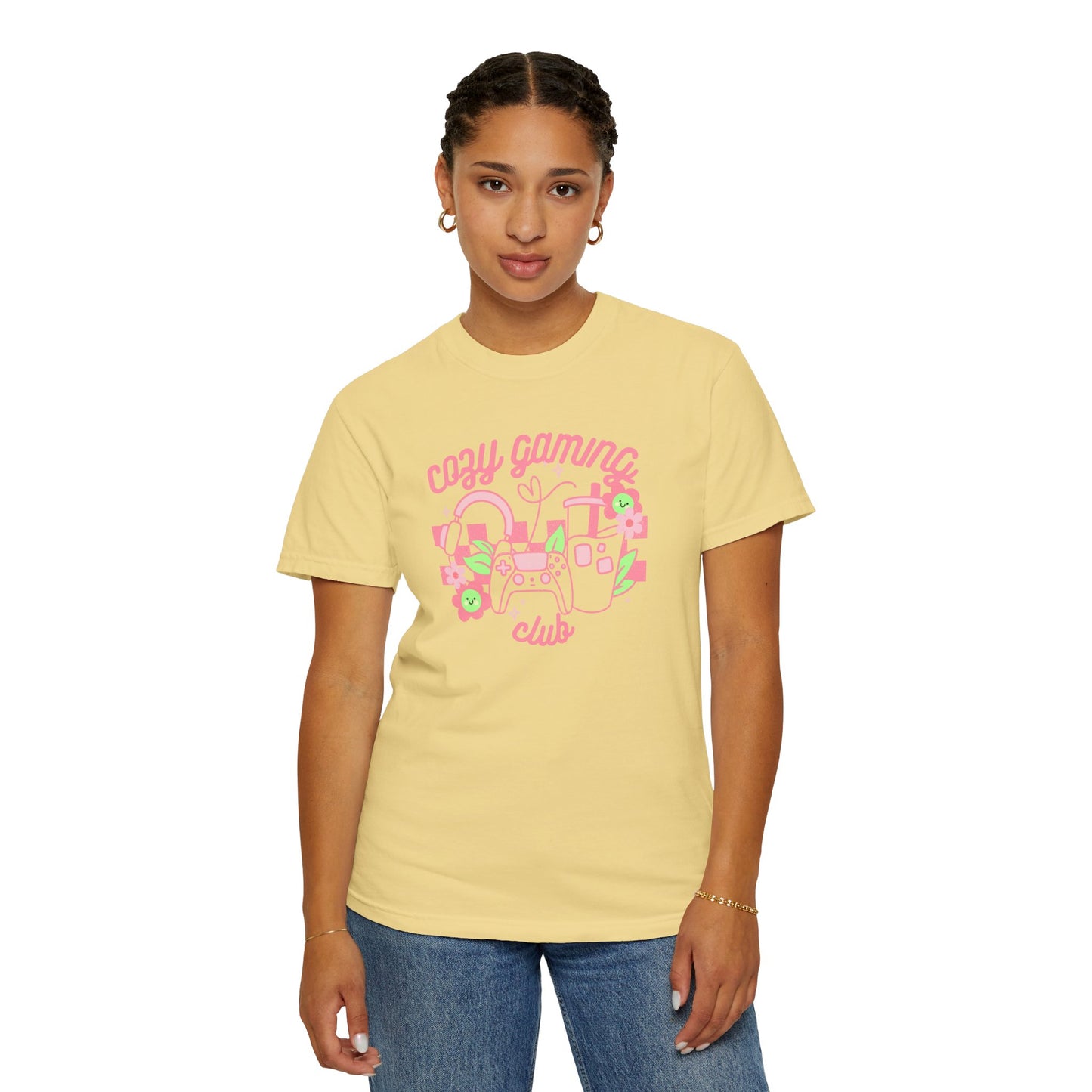 Cozy Gaming Club T-shirt - Gamer Girl Gift
