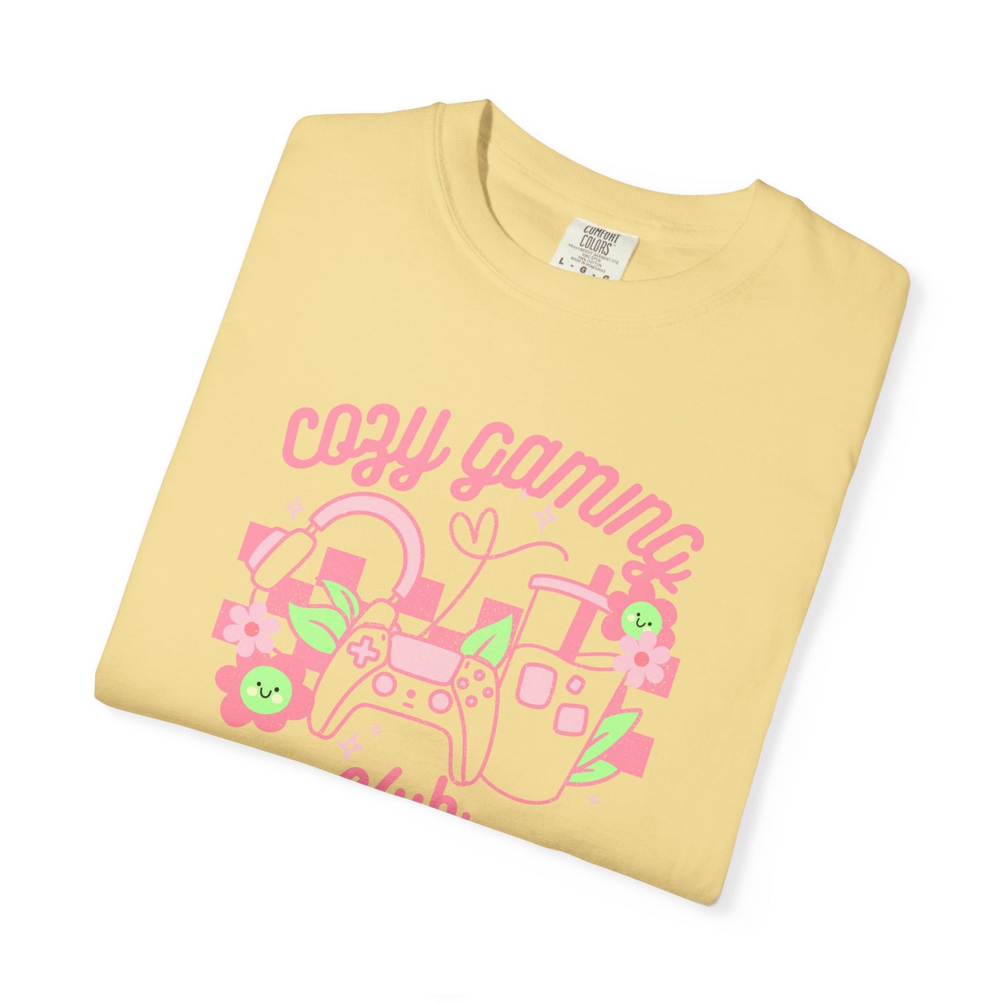 Cozy Gaming Club T-shirt - Gamer Girl Gift