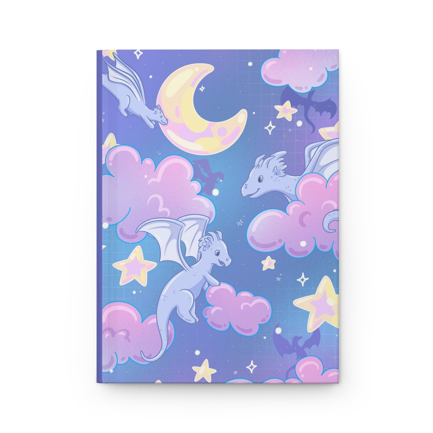 Celestial Dragons Hardcover Matte Journal with Lined Pages