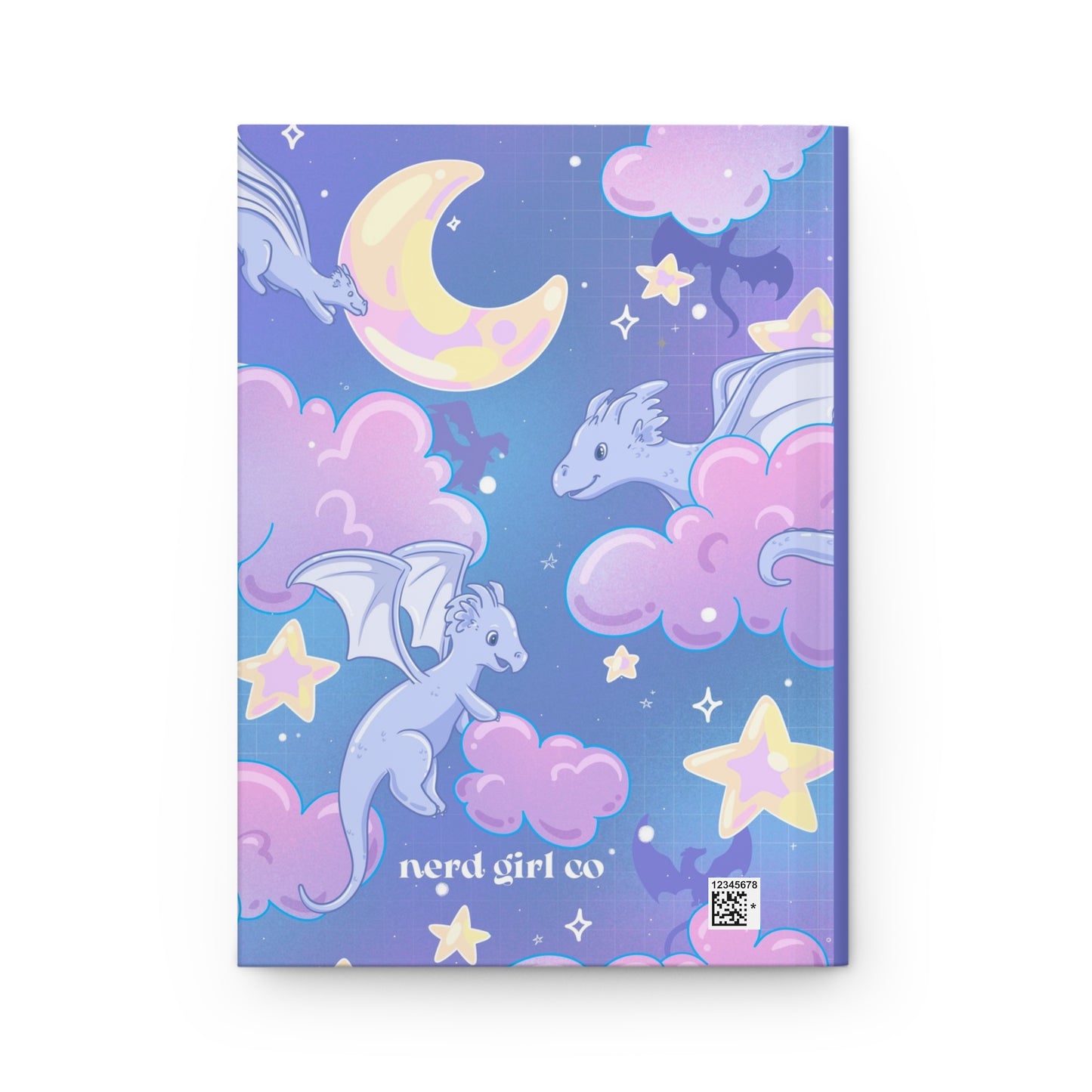 Celestial Dragons Hardcover Matte Journal with Lined Pages