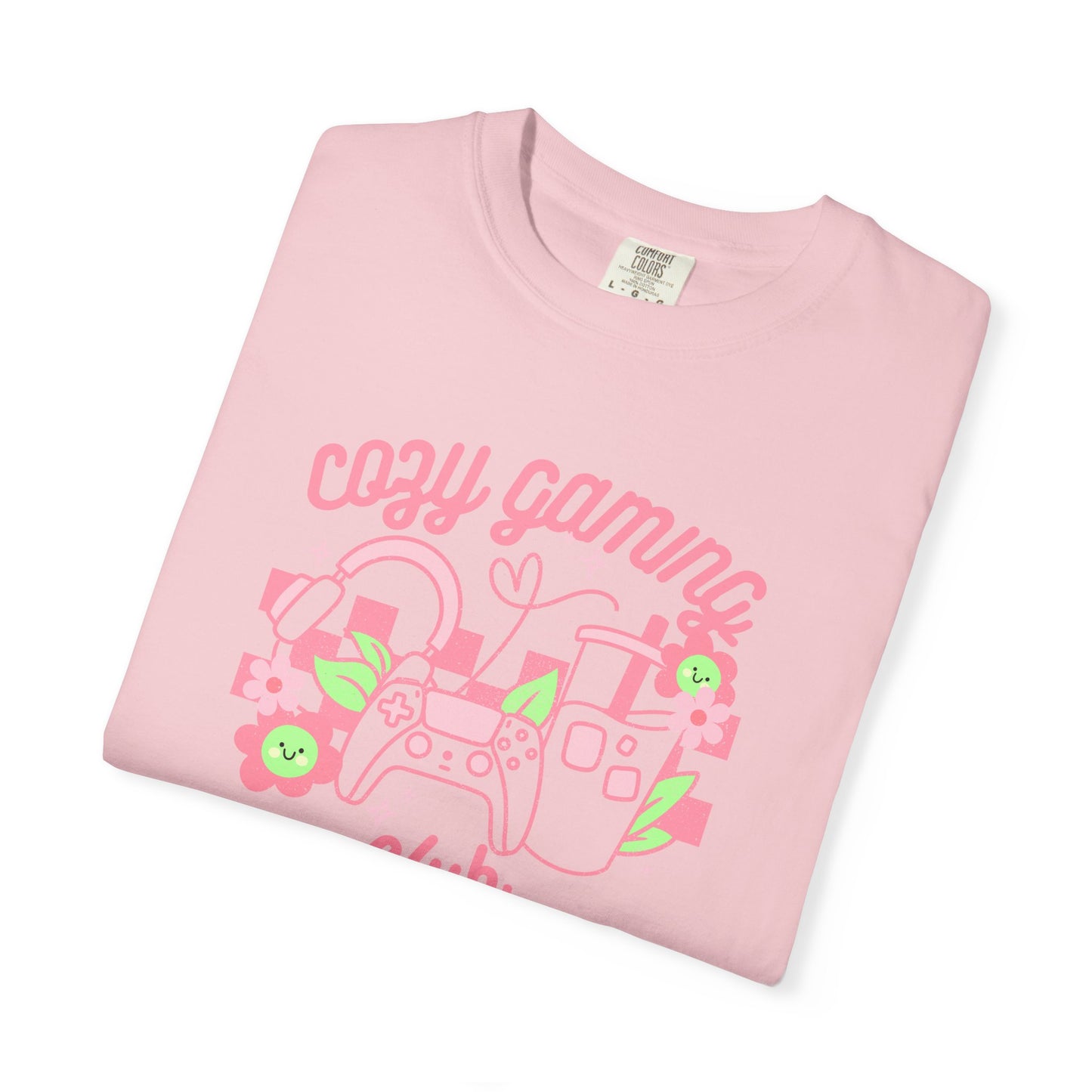 Cozy Gaming Club T-shirt - Gamer Girl Gift